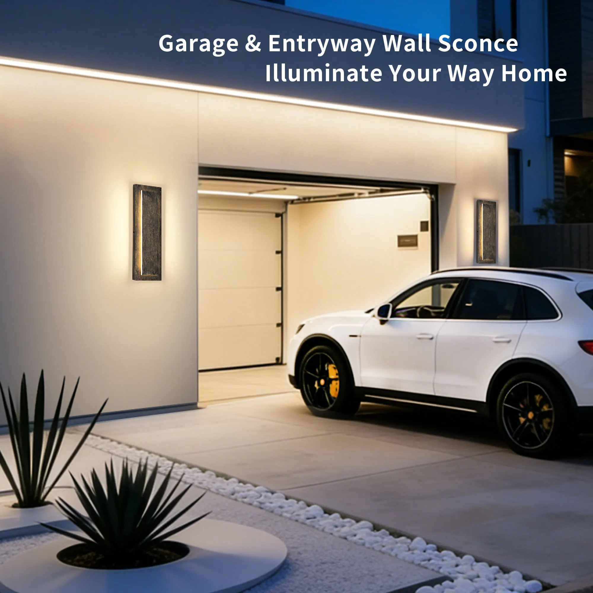 Outdoor Wall Light, 15.7 in · Integrated LED (2-Pack), image 6 of 9