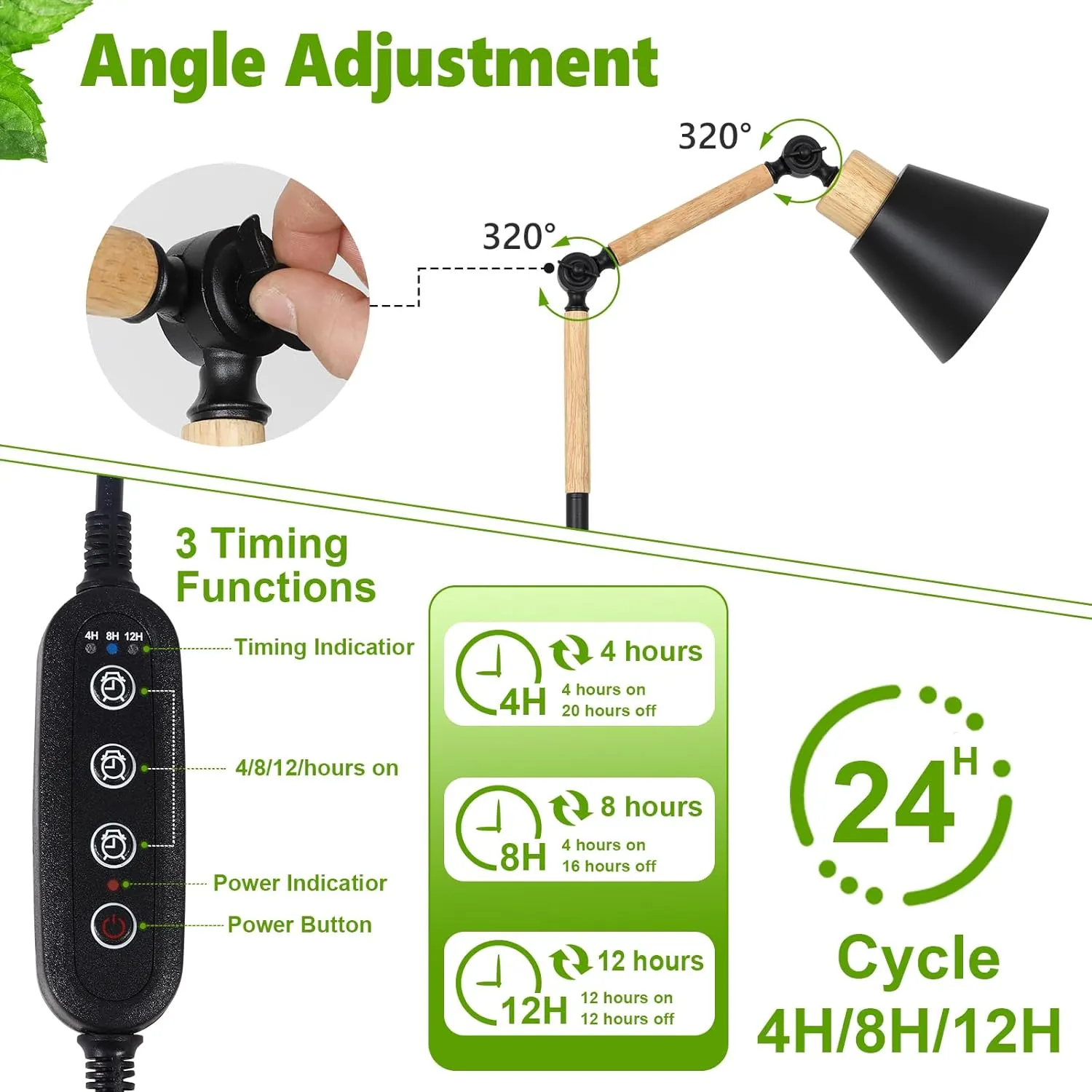 Adjustable Height Grow Light, 75 in, image 6 of 7