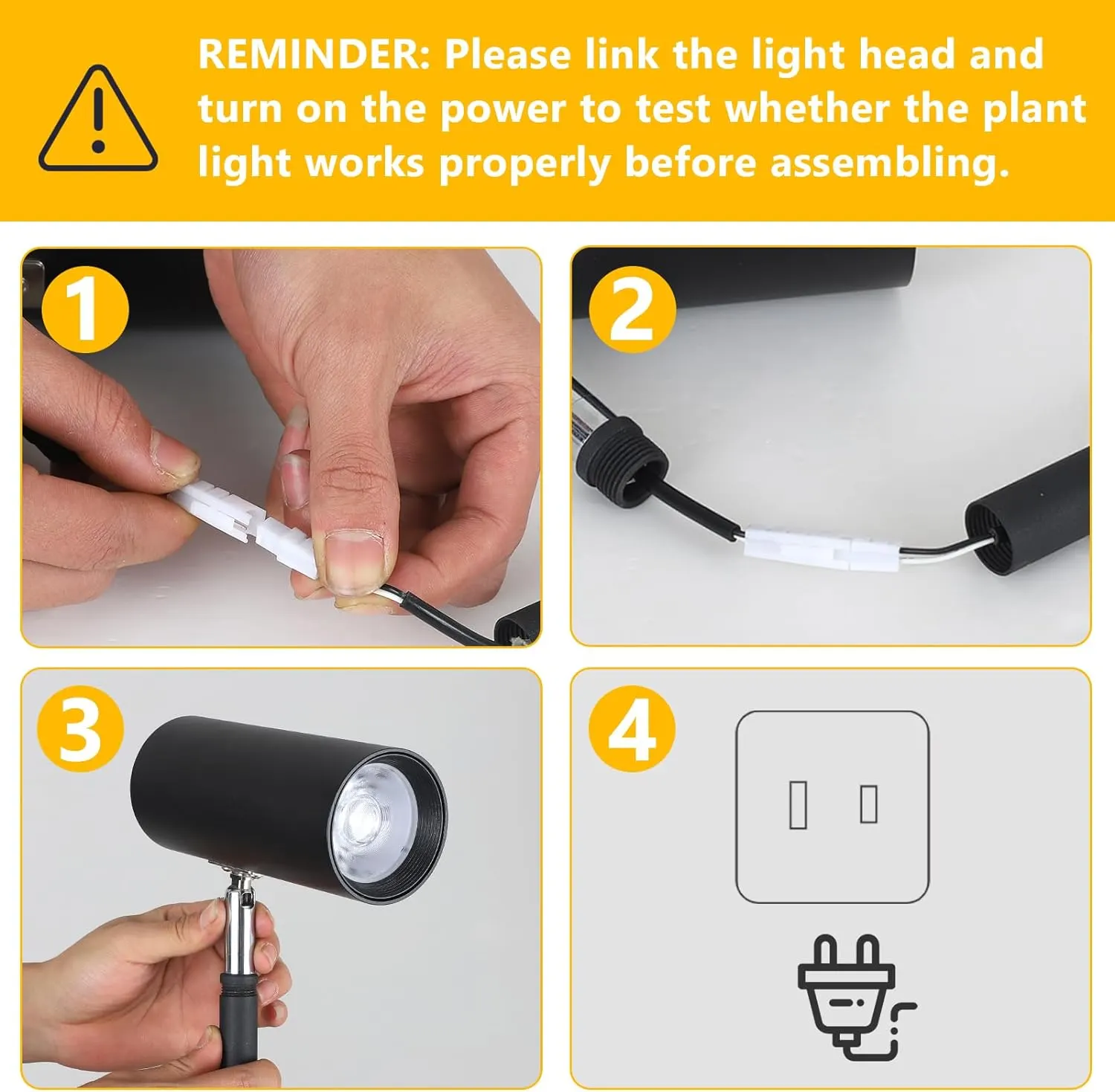 Adjustable Height Grow Light with Timer, 75 in, image 4 of 7