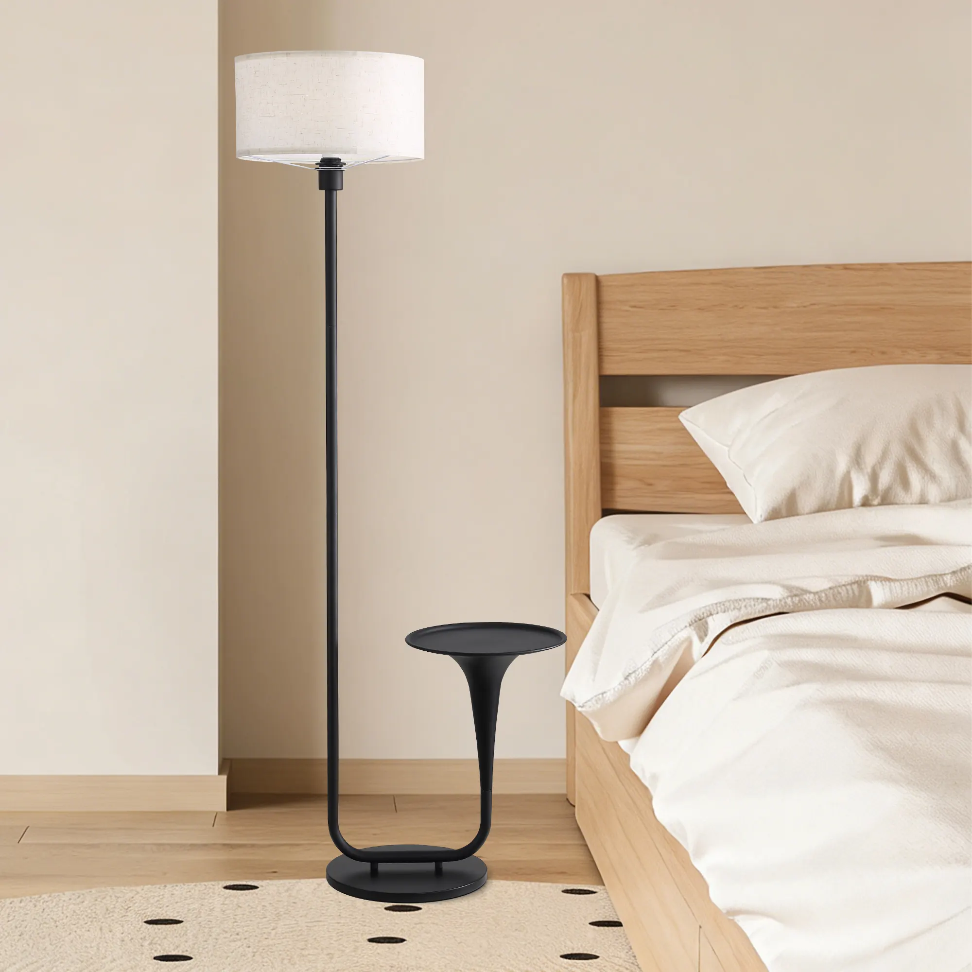 Vintage Floor Lamp, 57.5 in · Dimmable, image 6 of 6
