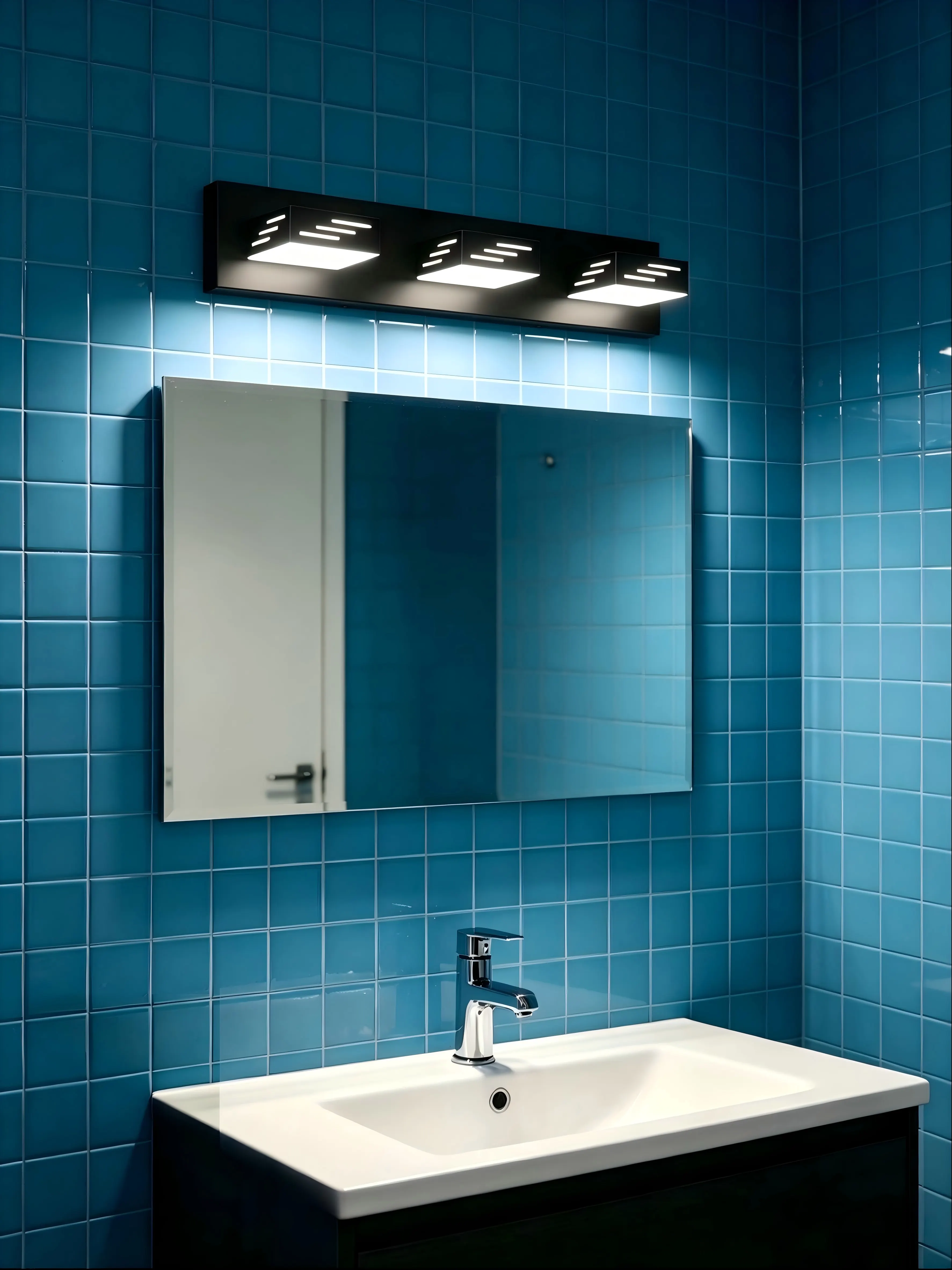 Modern 3-Light Table Lamp, 19.69 in