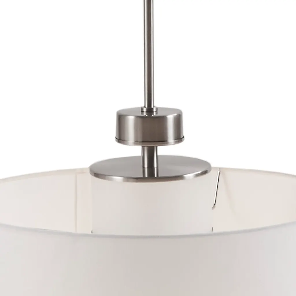 Modern Linen Pendant Light, 18 in, image 2 of 7