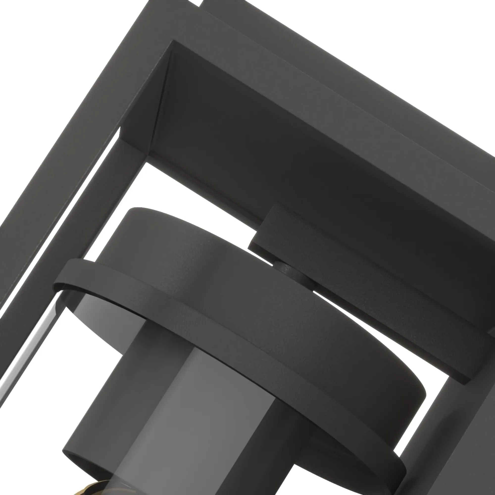 Modern Black Outdoor Wall Light, 12.4 in · Dusk-to-Dawn, image 5 of 6