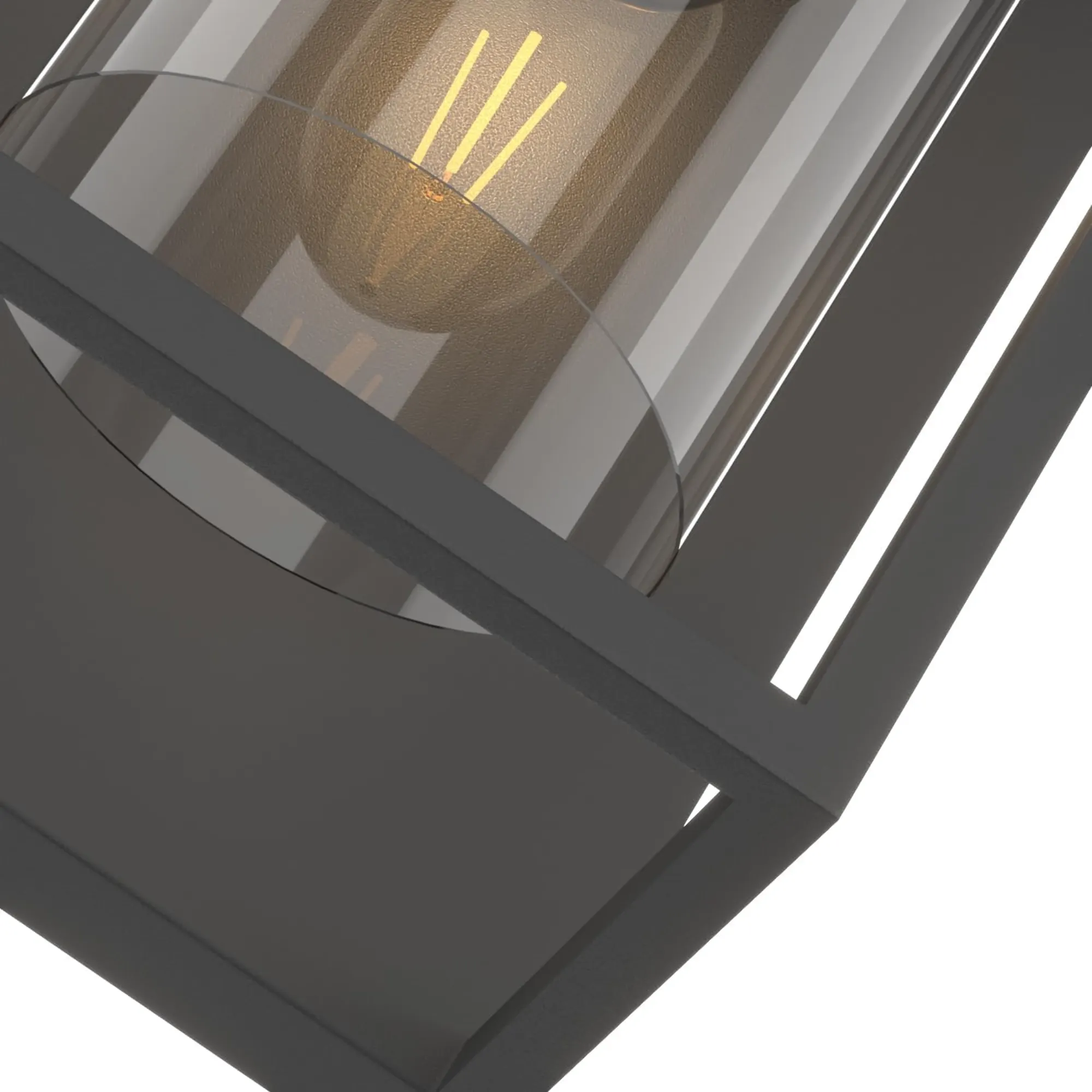 Modern Black Outdoor Wall Light, 12.4 in · Dusk-to-Dawn, image 6 of 6