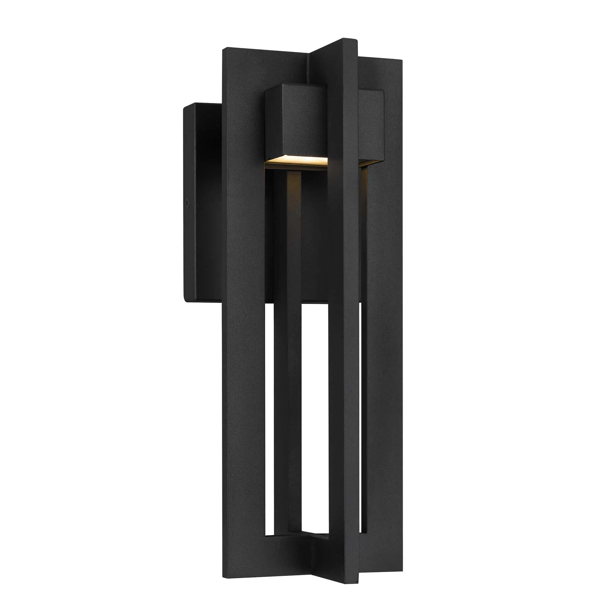 Matte Black Outdoor Wall Light, 13 in · Integrated LED, image 5 of 11
