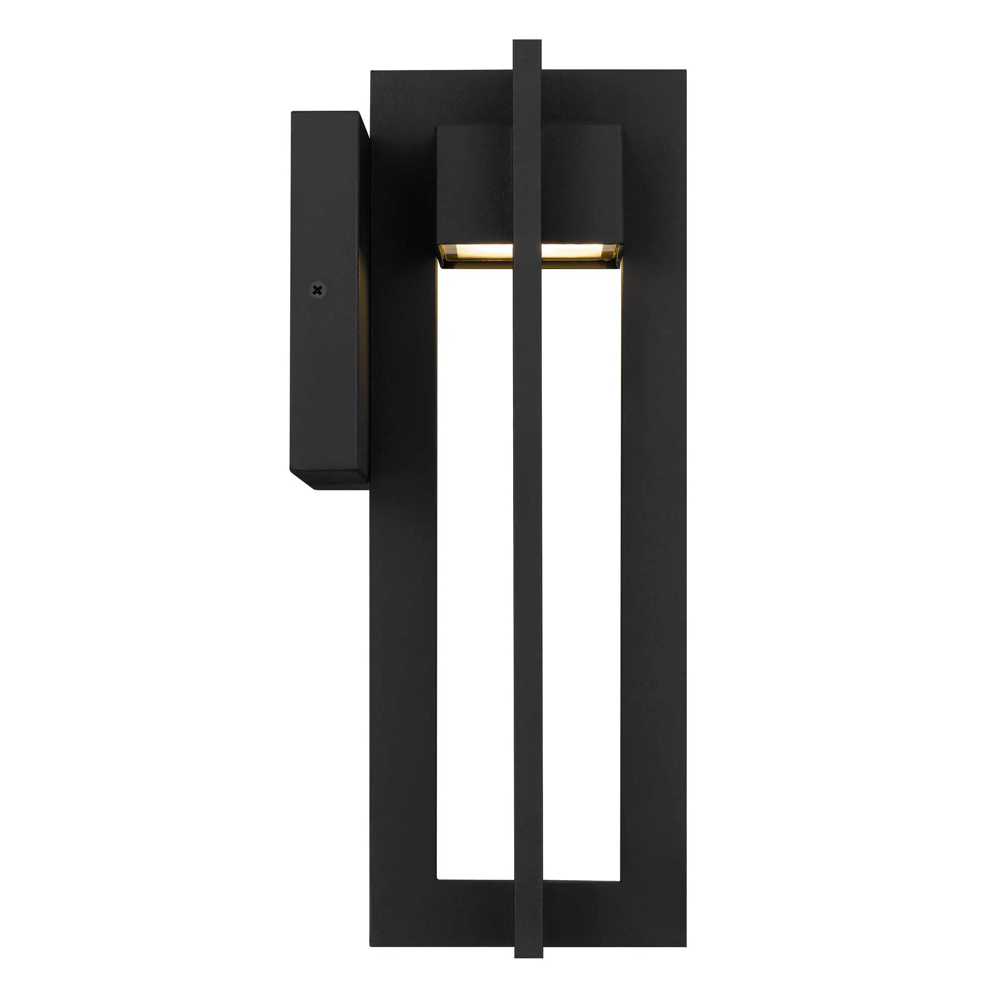 Matte Black Outdoor Wall Light, 13 in · Integrated LED, image 8 of 11