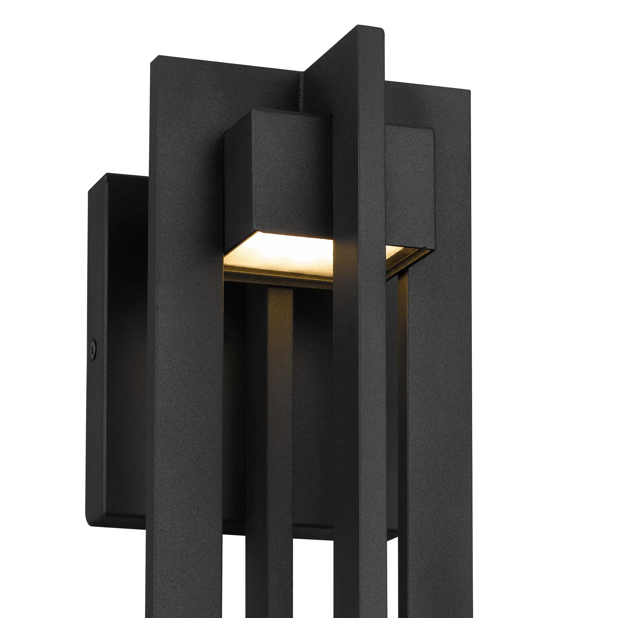 Matte Black Outdoor Wall Light, 13 in · Integrated LED, image 9 of 11