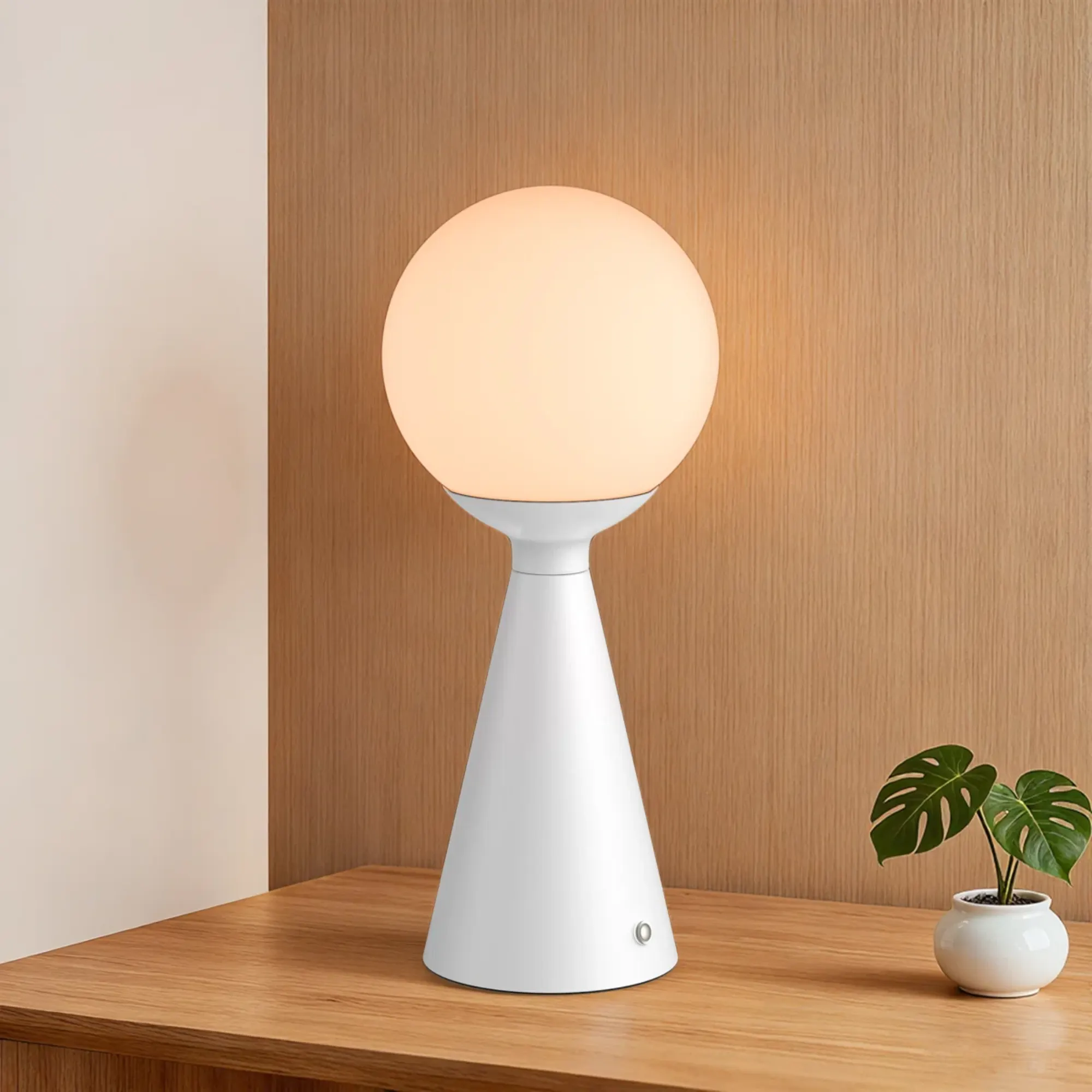 Modern Crystal Desk Lamp, 13 in · Dimmable, image 2 of 7