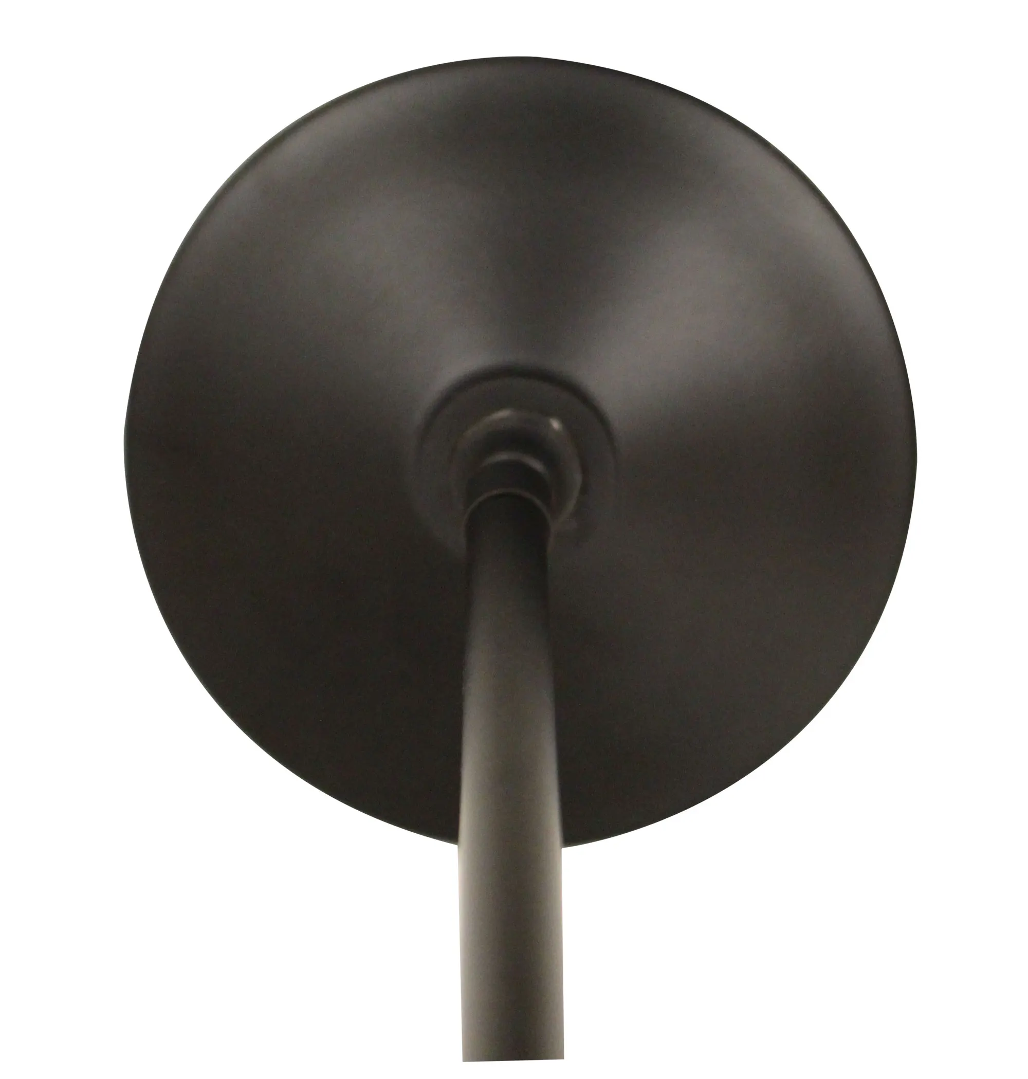 Vintage Matte Black 3-Light Fabric Pendant Light, 19.25 in, image 3 of 5