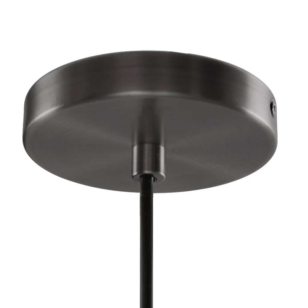 Modern Bronze Clear Glass Pendant Light, 9 in, image 6 of 11