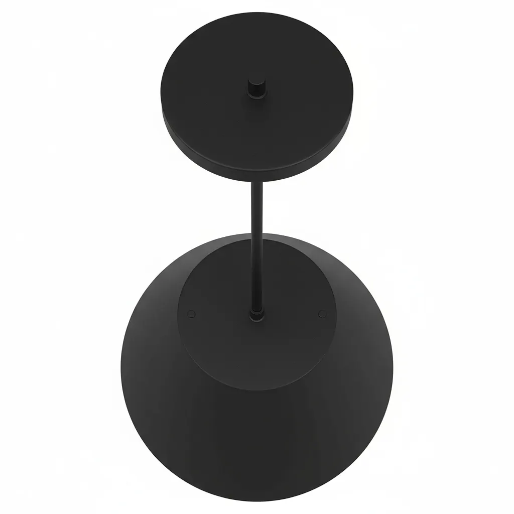 Modern Farmhouse Black Pendant Light, 16 in · Integrated LED, image 7 of 9