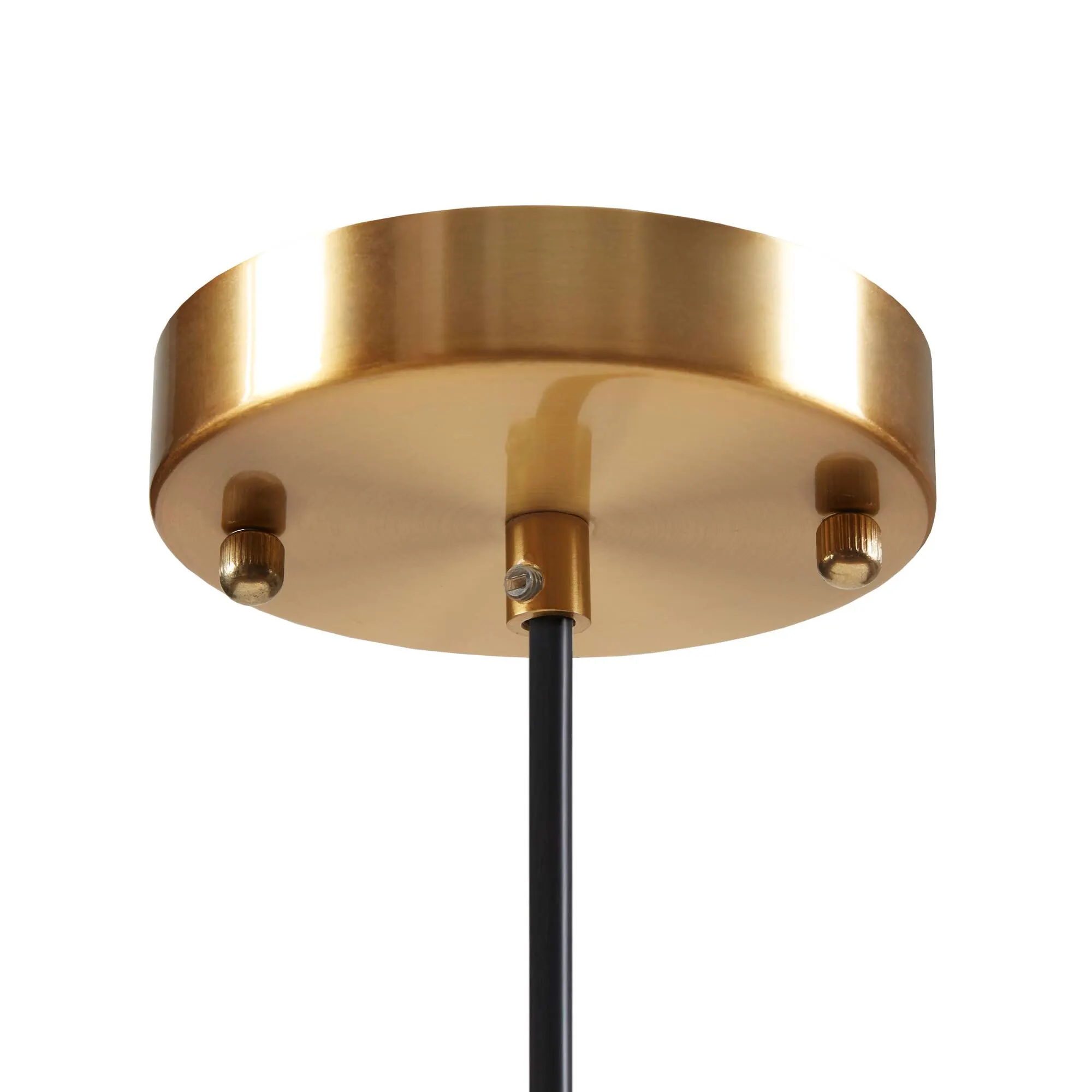 Modern Gold Clear Glass Pendant Light, 13 in, image 7 of 14