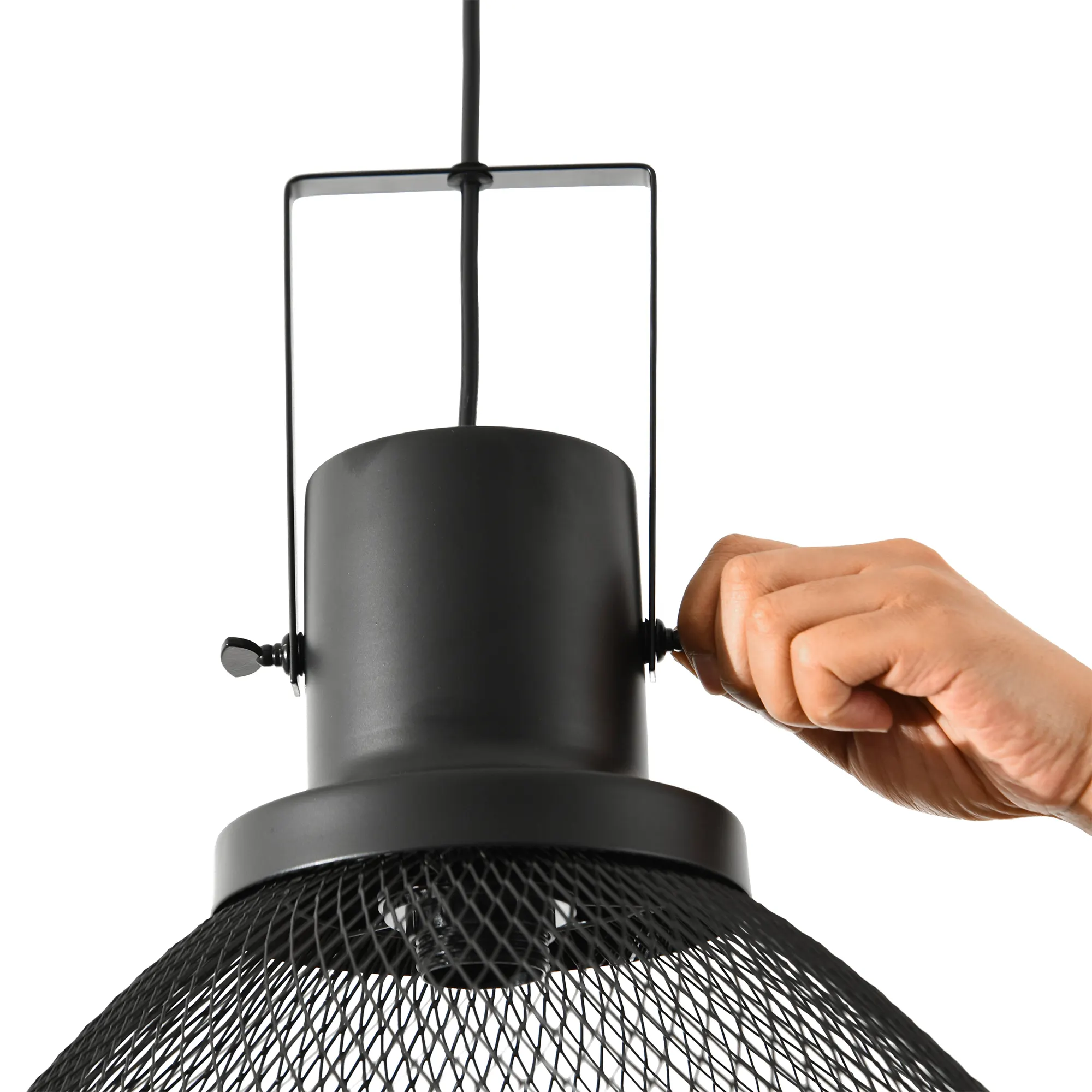 Black Pendant Light, image 4 of 7