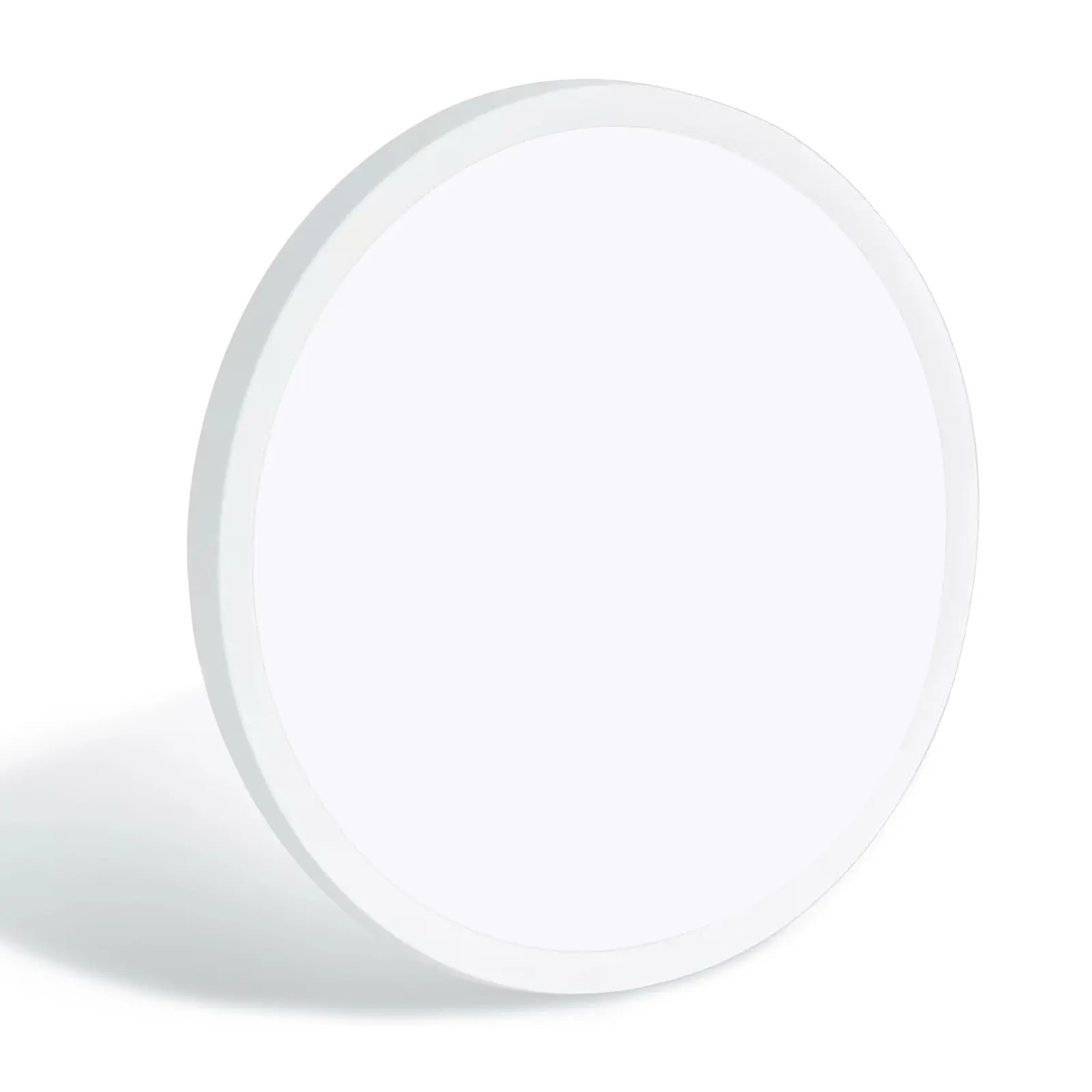 White Flush Mount Ceiling Light, 11.8 in, image 3 of 5