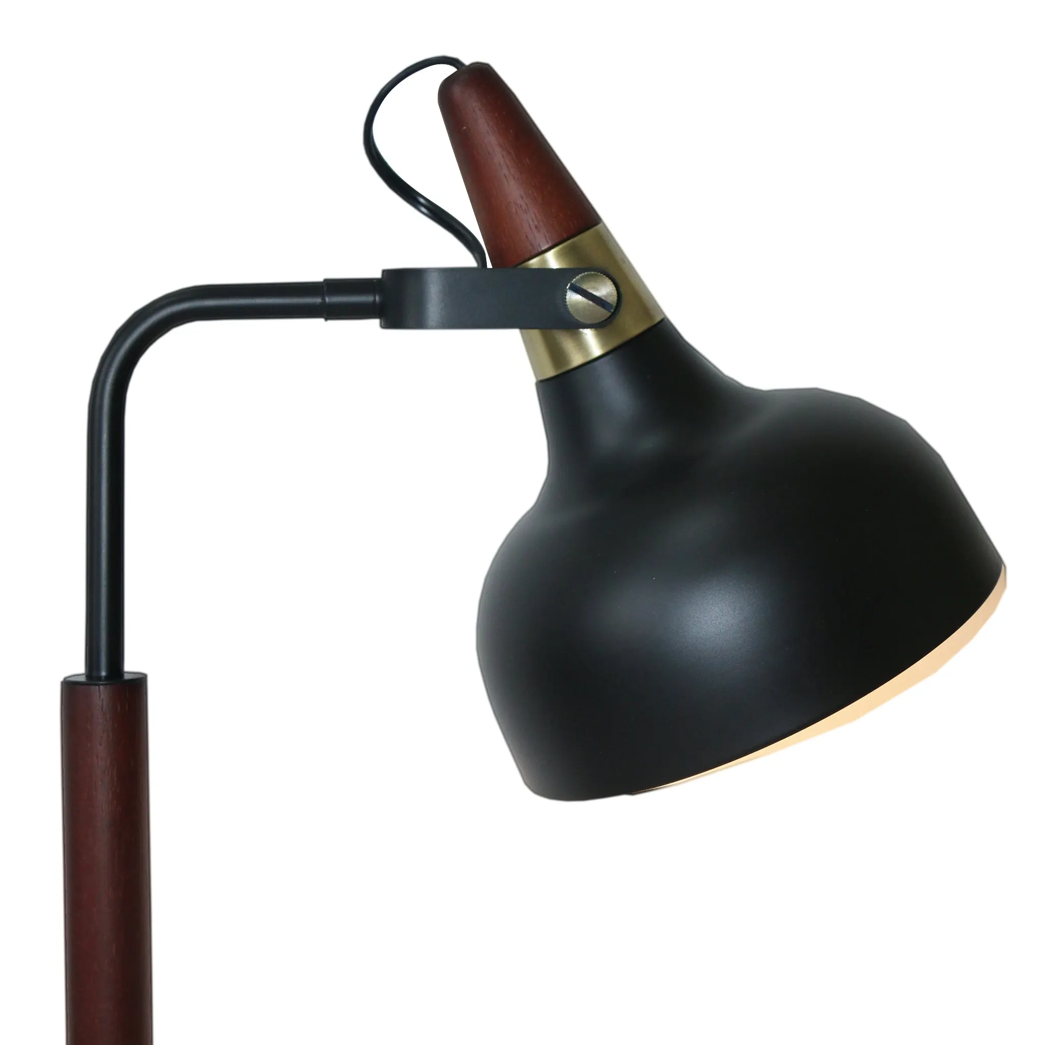 Modern Black Desk Lamp, 20 in, image 4 of 6