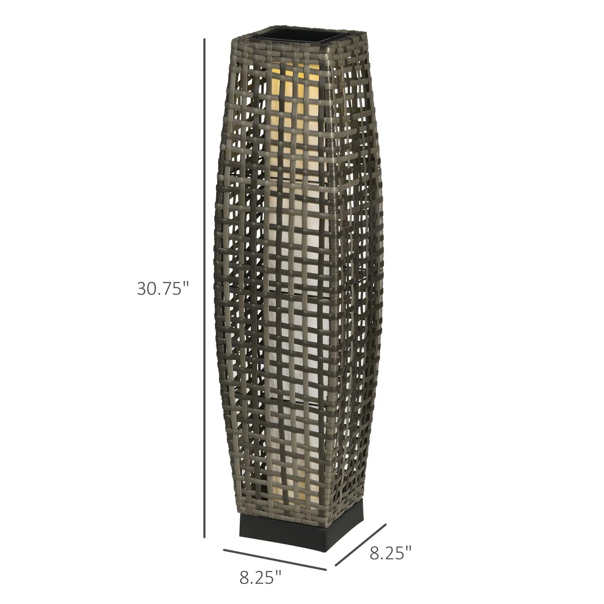 Gray Path Light, 30.8 in · Solar, image 6 of 7