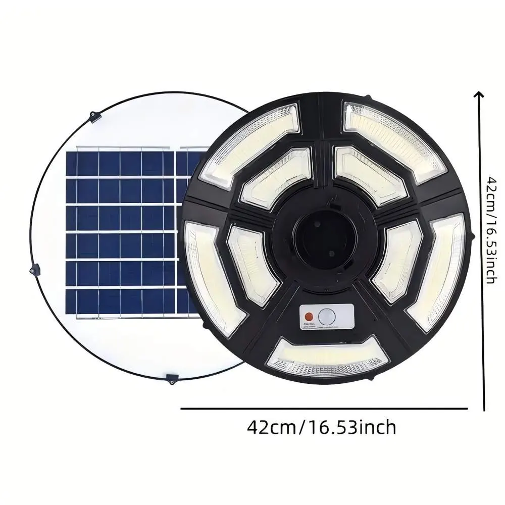 Black Post Light, 16.5 in · Solar, image 9 of 10