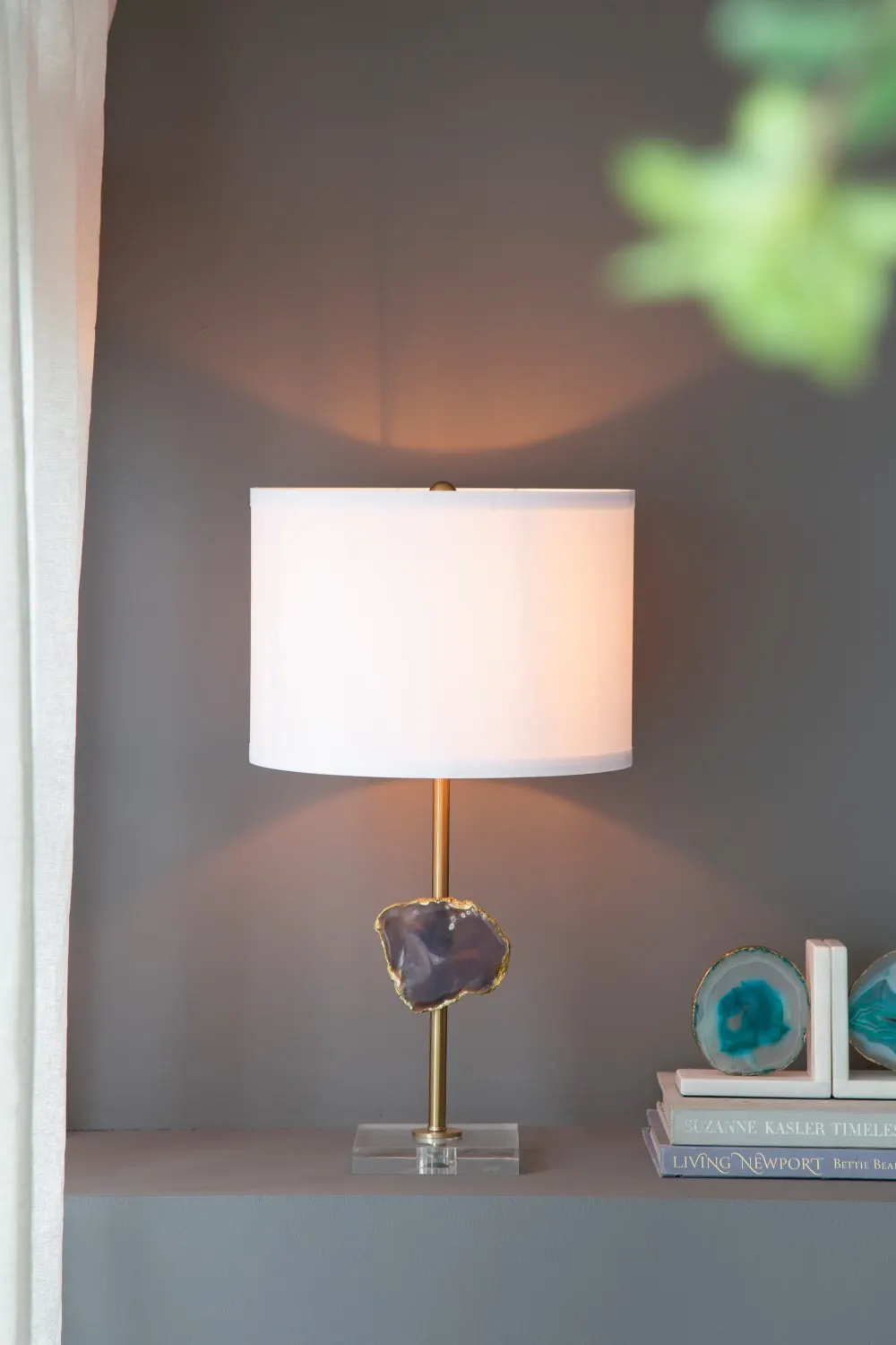 Gold Desk Lamp, 14 in