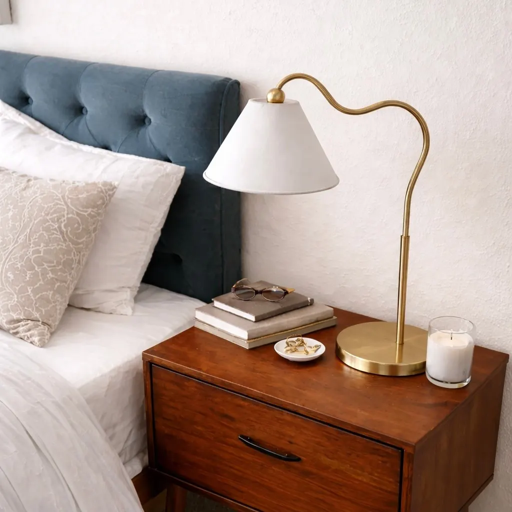 Gold Desk Lamp, 9.5 in, image 2 of 4