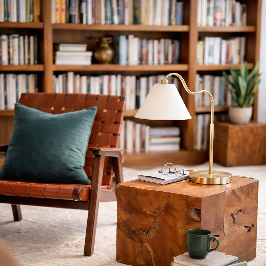 Gold Desk Lamp, 9.5 in, image 4 of 4