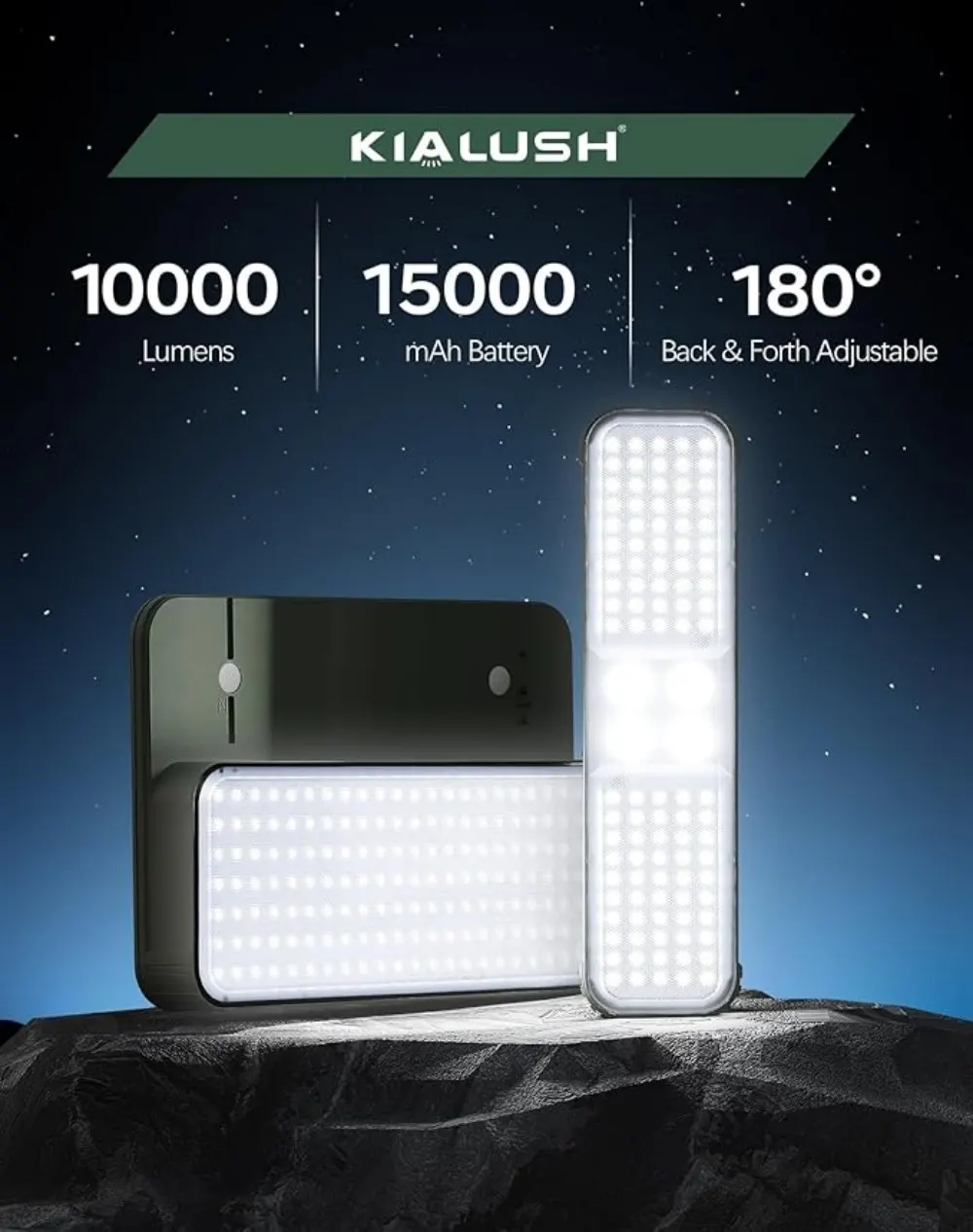 Portable Outdoor Light, 72 in · Solar, image 2 of 9