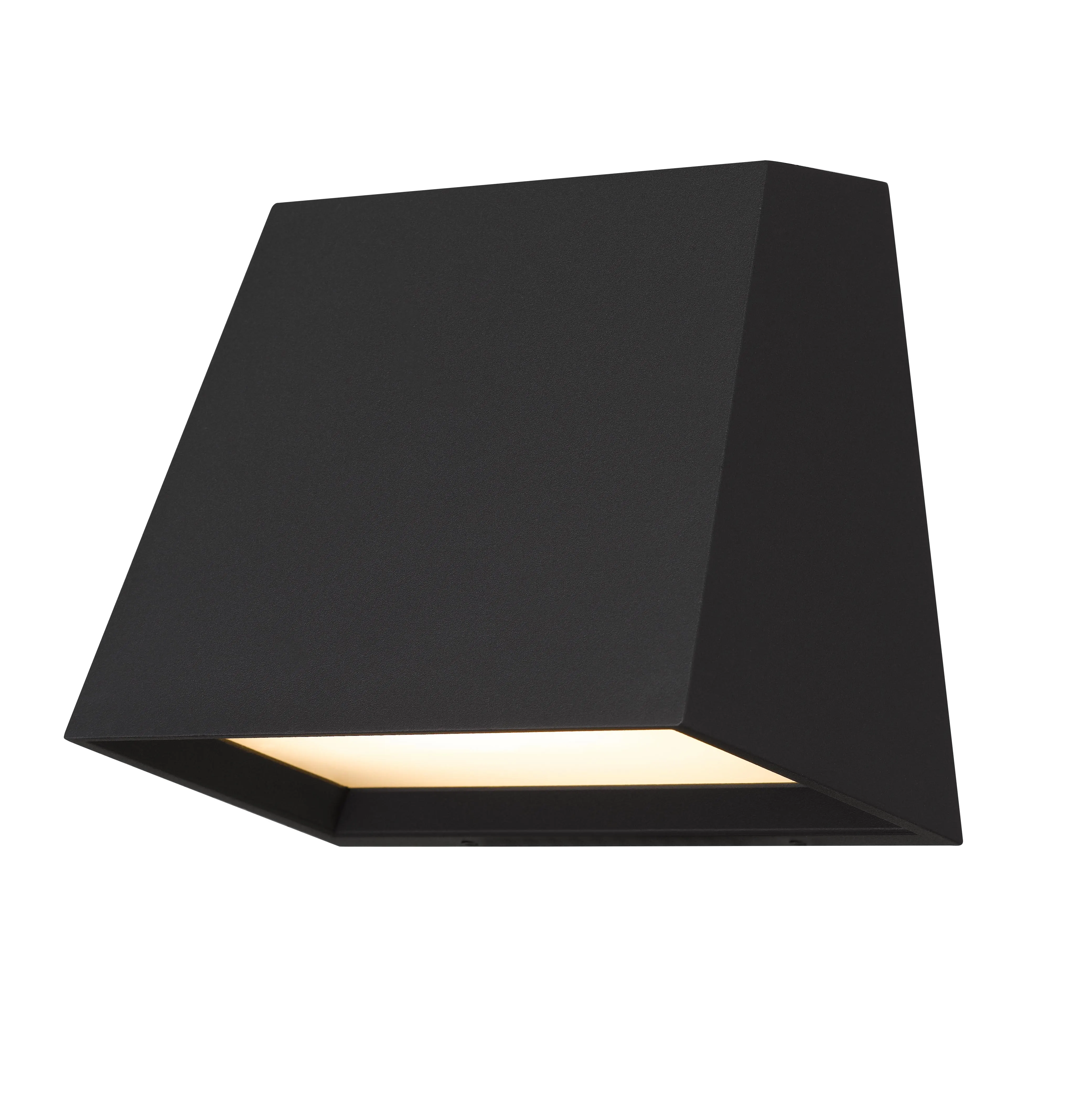 Glass Outdoor Wall Light, 6 in · Dimmable
