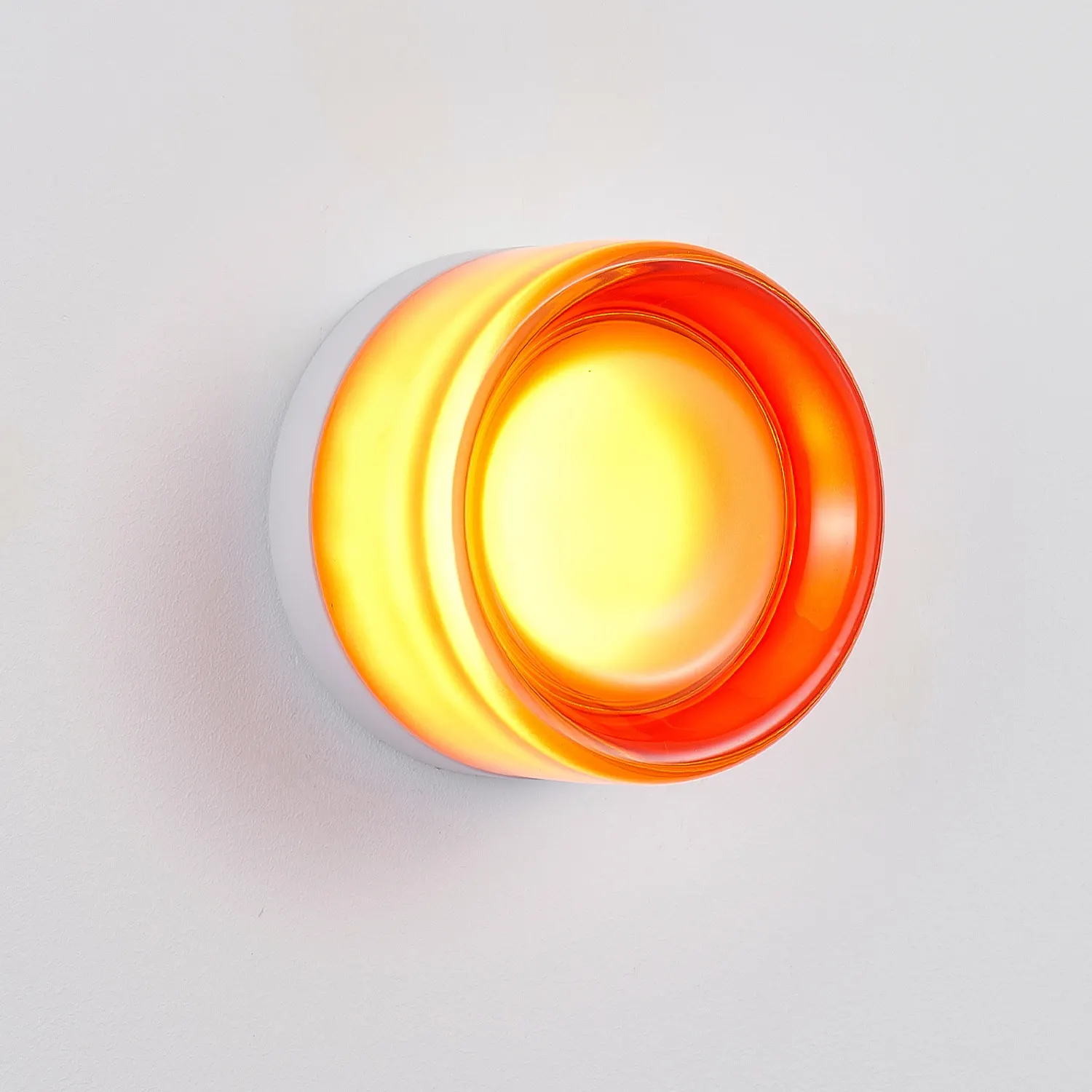 Red Glass Wall Sconce, image 5 of 7