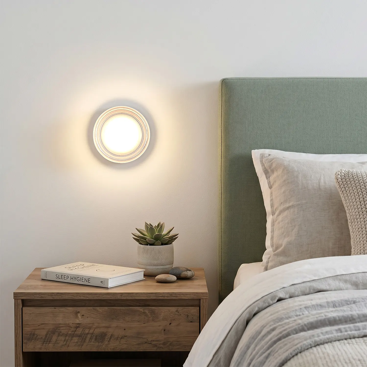 White Glass Wall Sconce