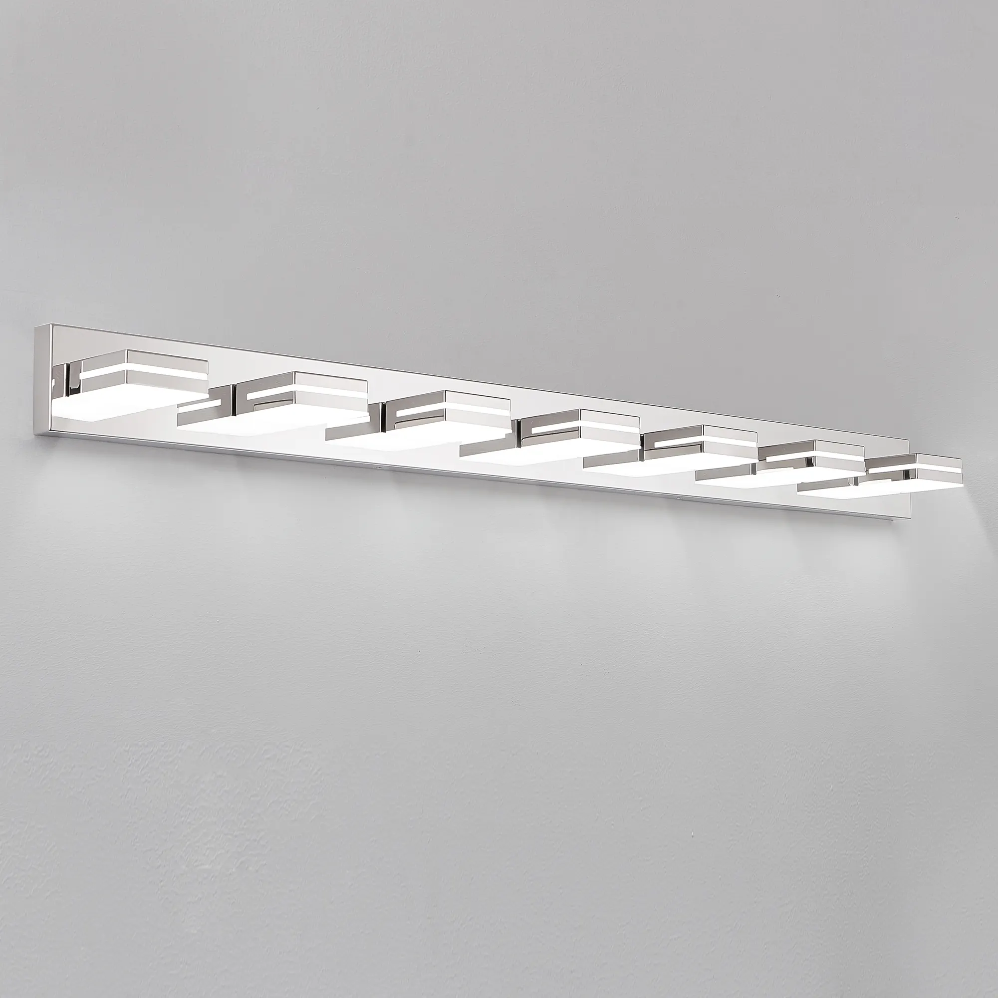 Modern Chrome 6-Light Vanity Light, image 10 of 10