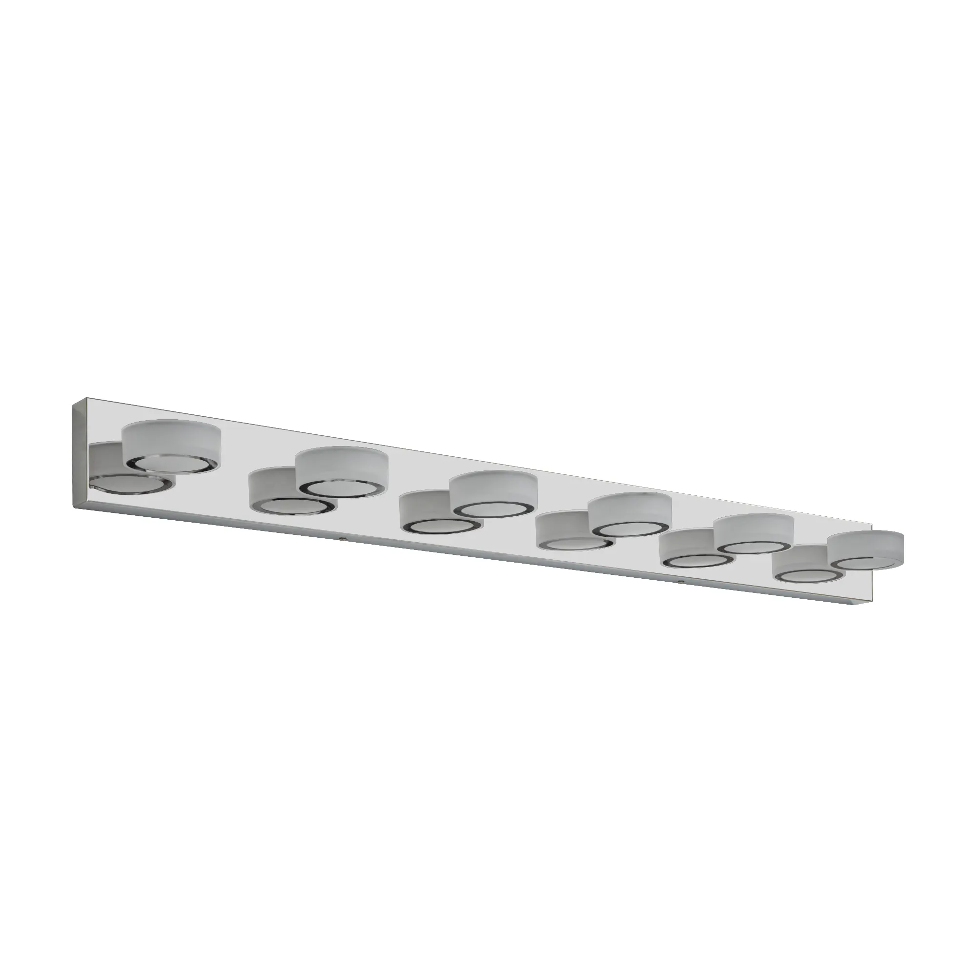 Chrome 6-Light Acrylic Vanity Light, 45 in, image 9 of 9