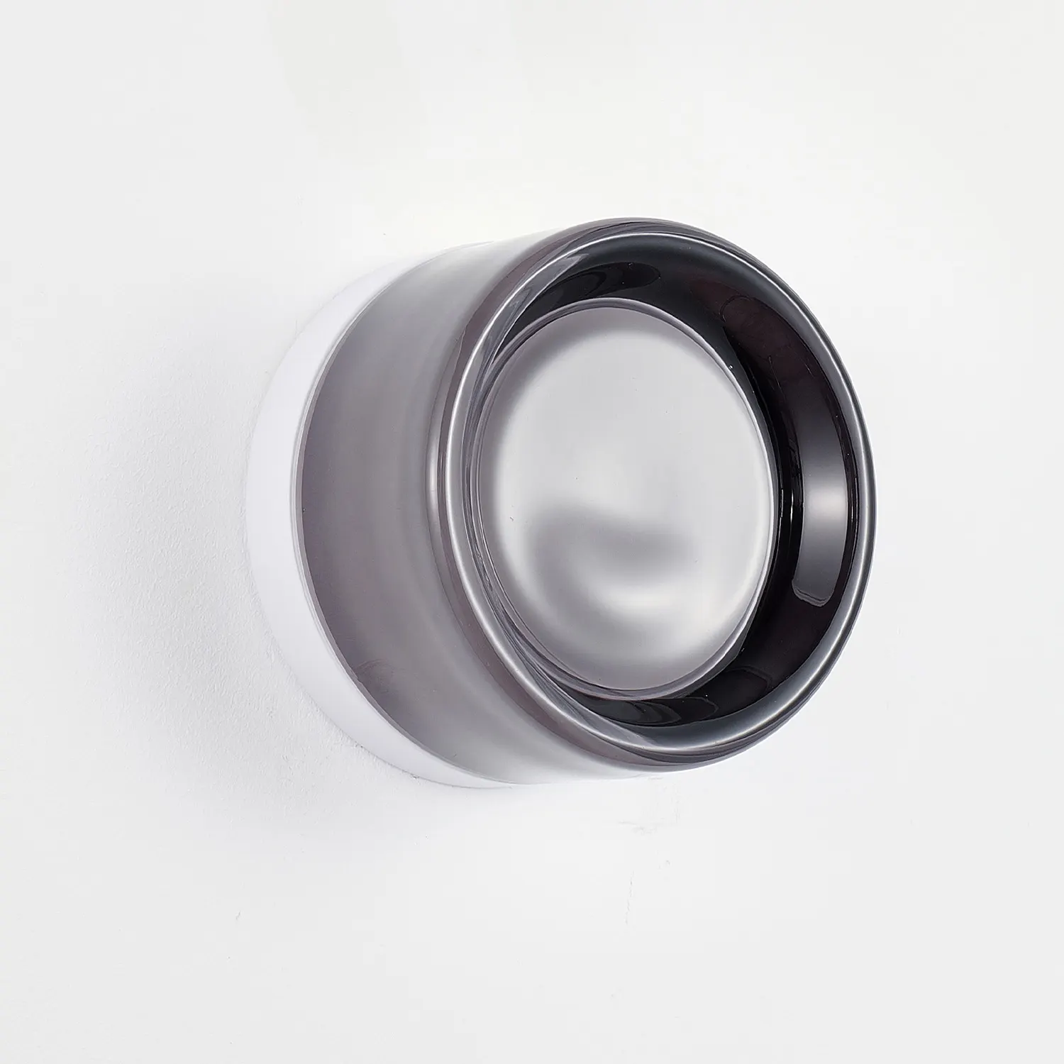 Black Glass Wall Sconce, image 4 of 7