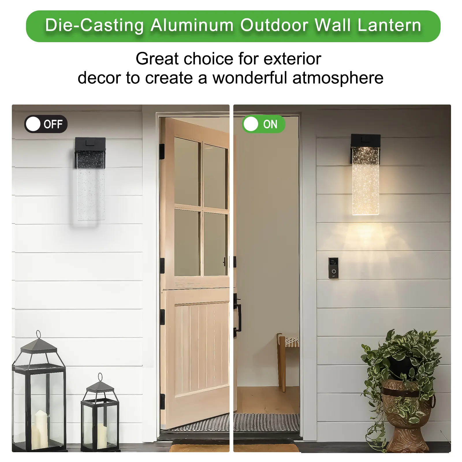 Crystal Outdoor Wall Light (2-Pack), image 6 of 10