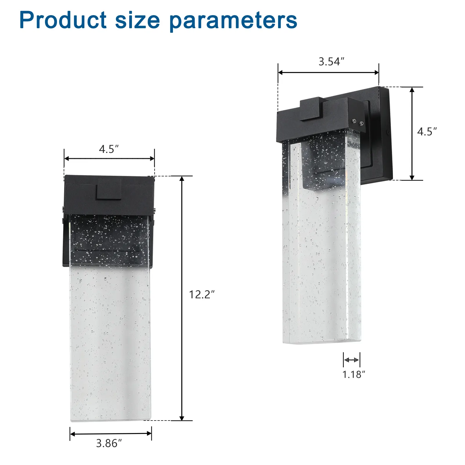 Crystal Outdoor Wall Light (2-Pack), image 8 of 10