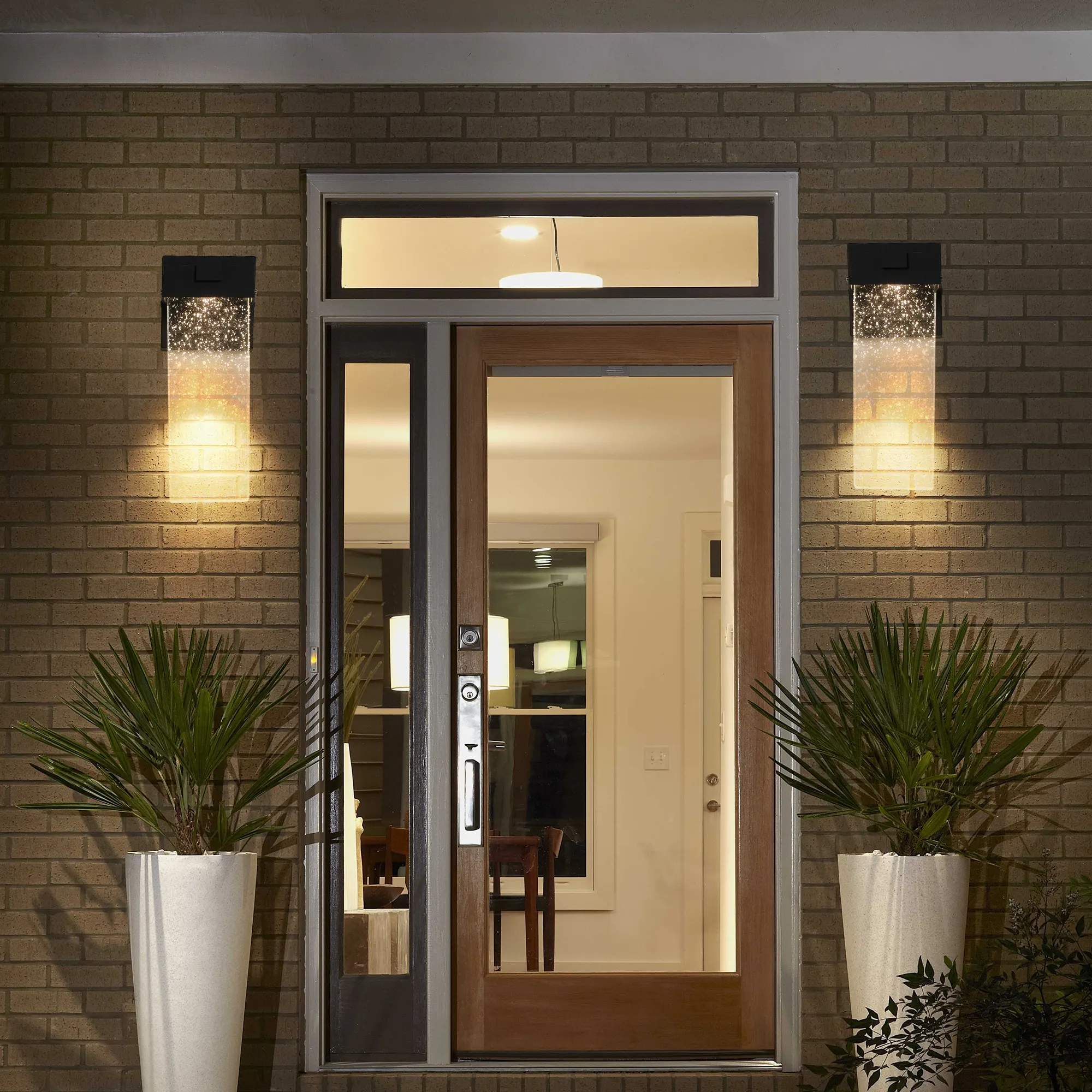 Crystal Outdoor Wall Light, Dusk-to-Dawn (2-Pack), image 6 of 10