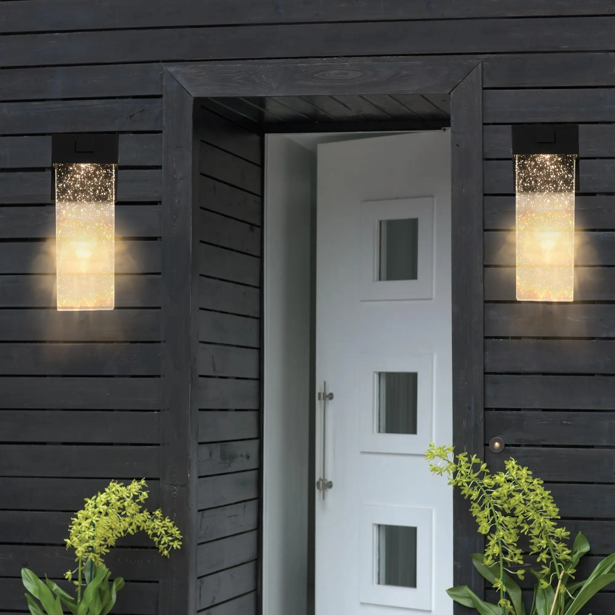 Crystal Outdoor Wall Light, Dusk-to-Dawn (2-Pack), image 7 of 10