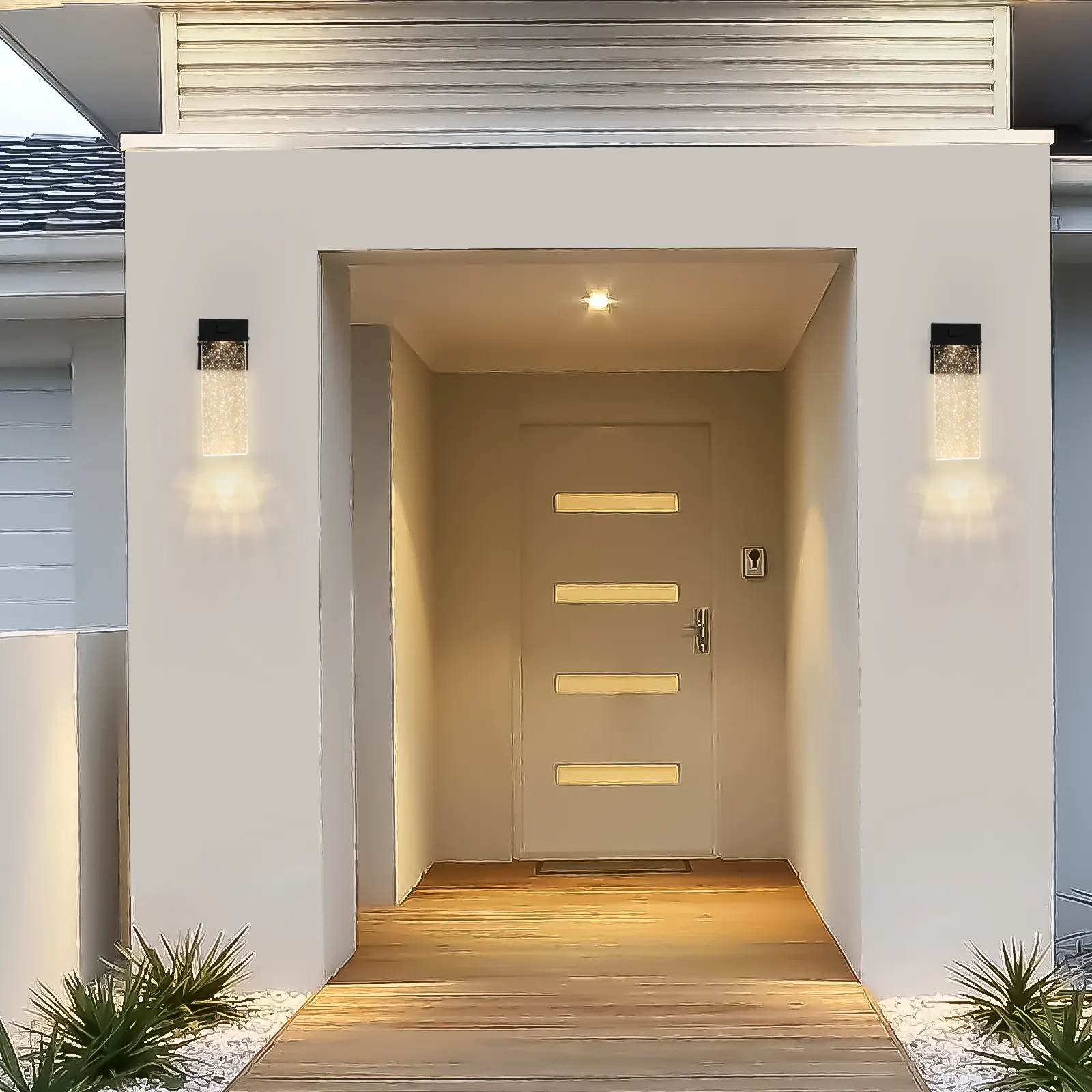 Crystal Outdoor Wall Light (2-Pack)