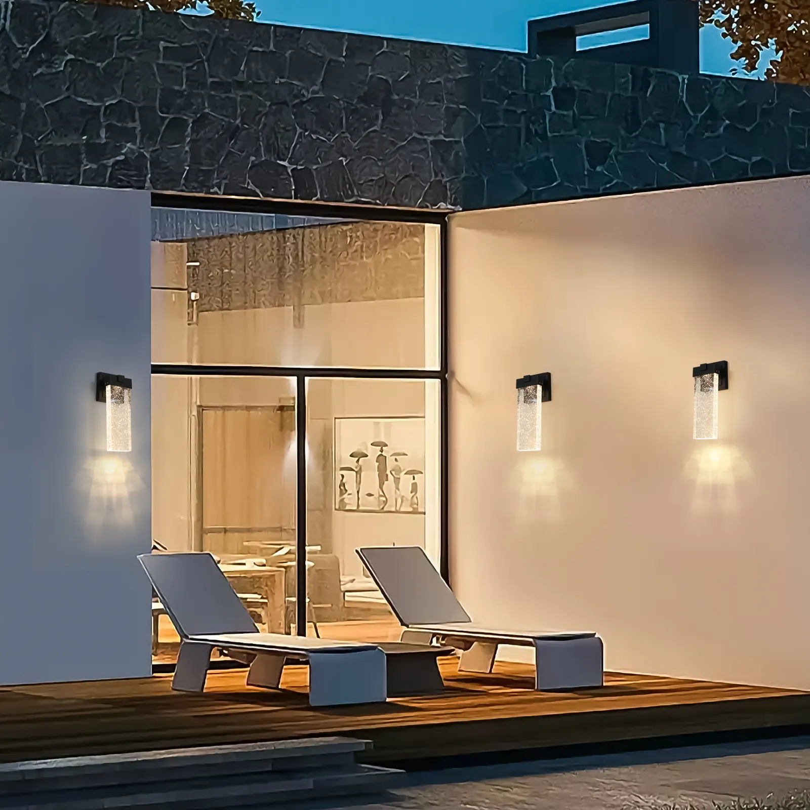 Crystal Outdoor Wall Light (2-Pack), image 4 of 10