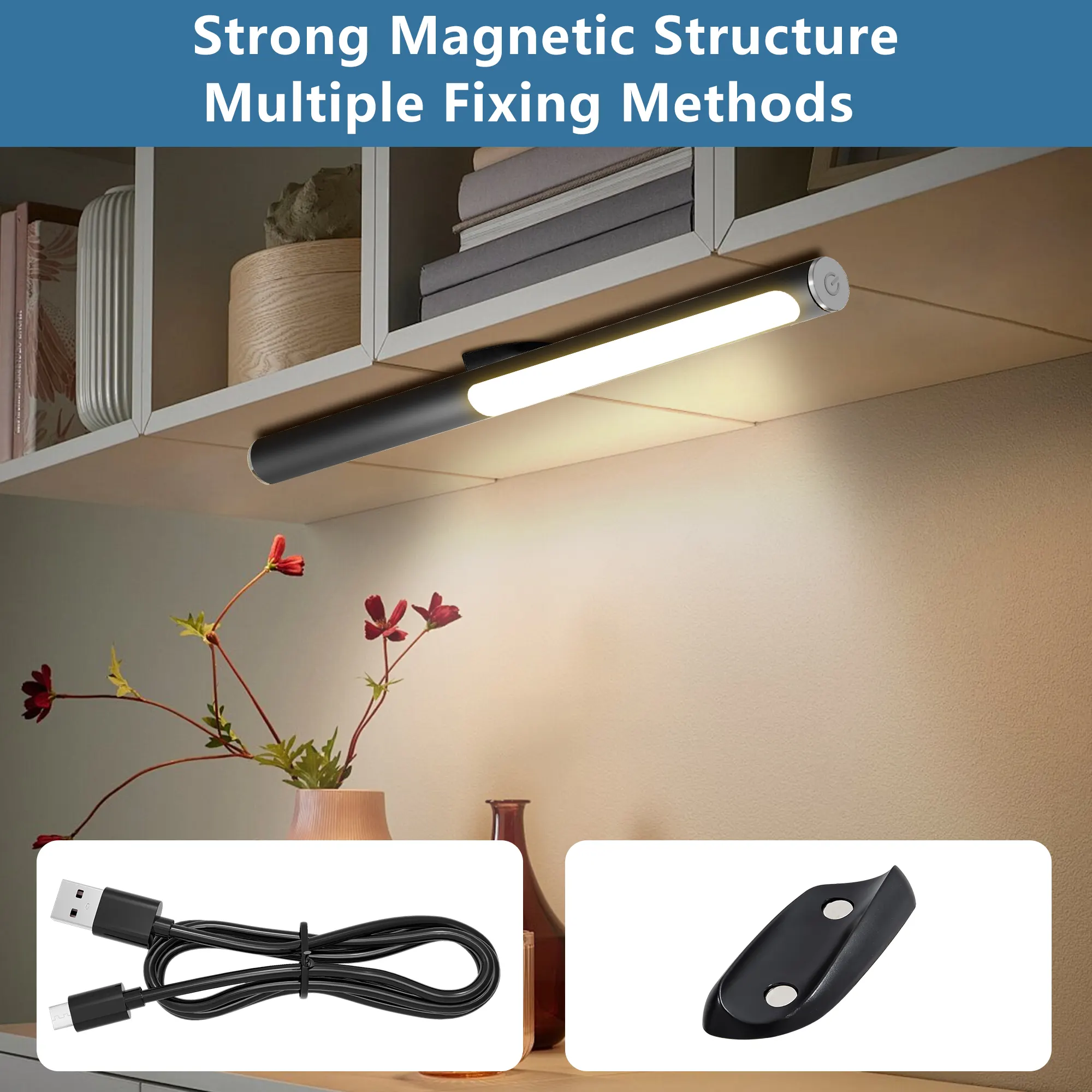 Black Desk Lamp, 14.8 in · Dimmable, image 4 of 8