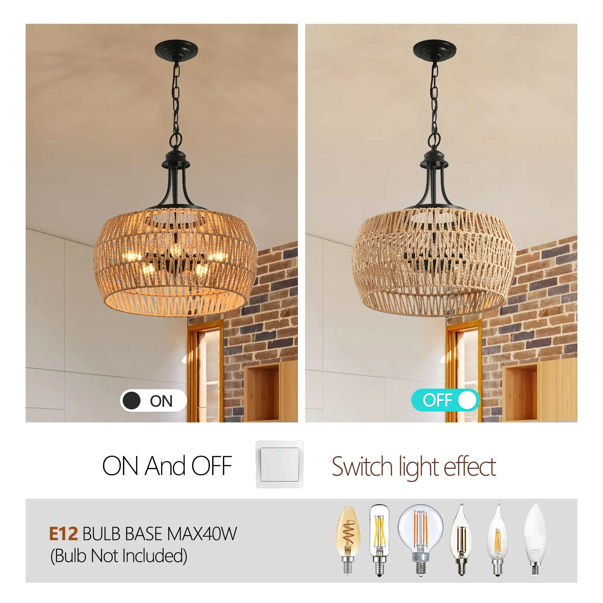 Ceiling Light, 19 in, image 5 of 7