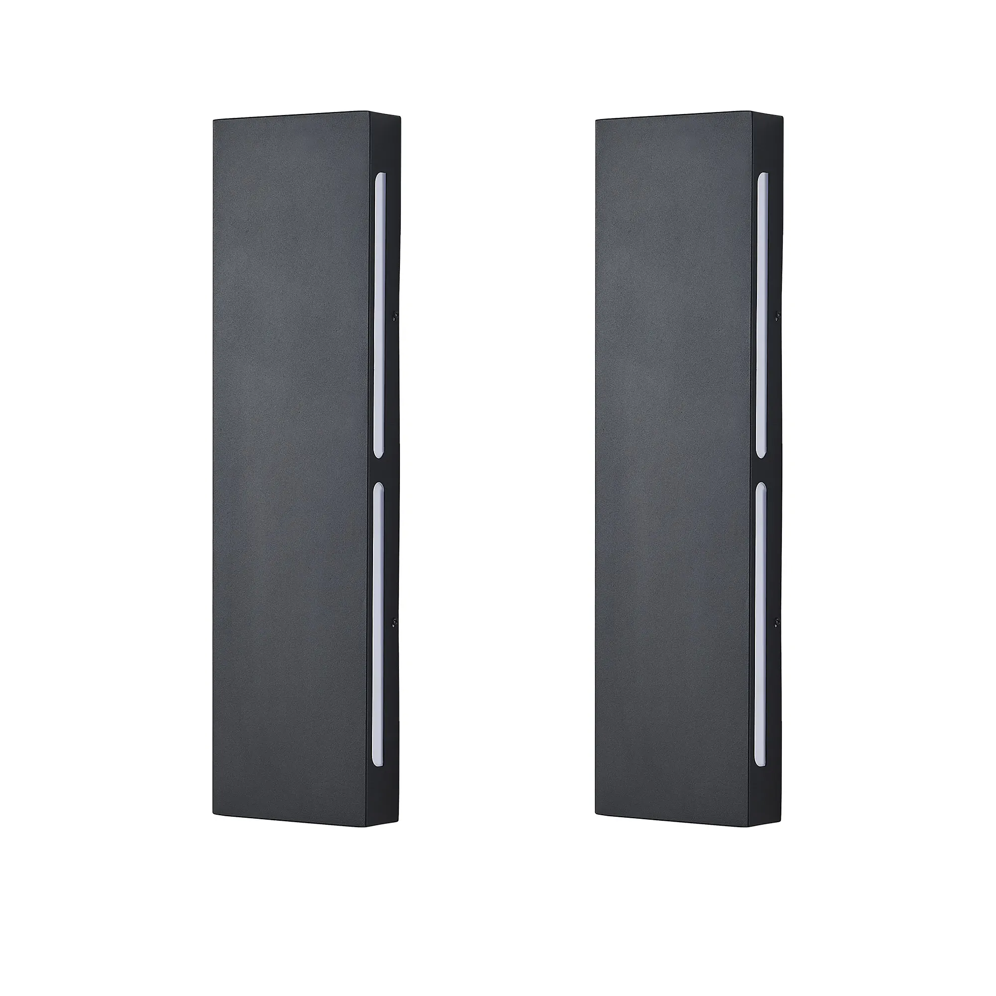 Black Outdoor Wall Light, 23.6 in · Integrated LED (2-Pack), image 9 of 10