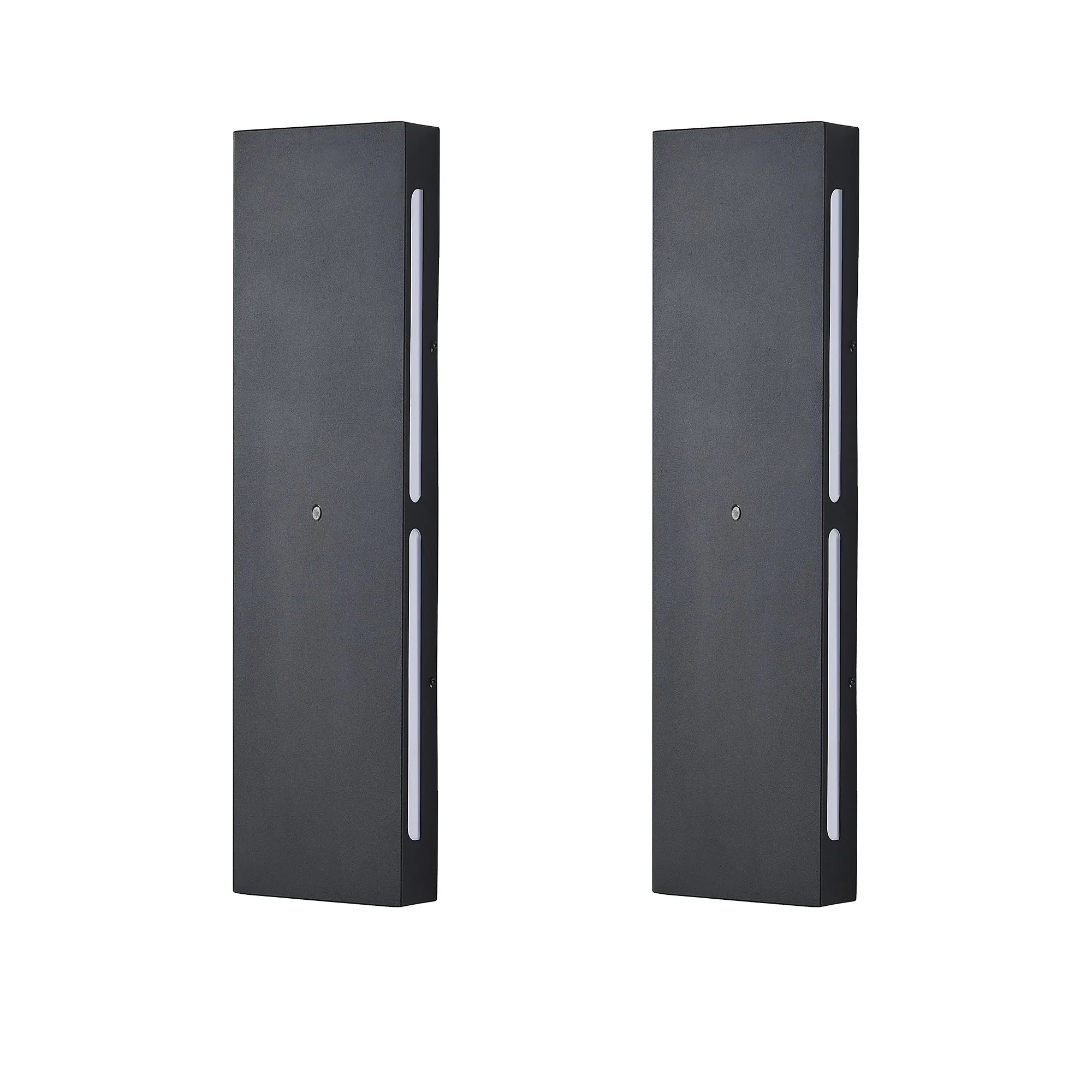 Black Outdoor Wall Light, 23.6 in · Dusk-to-Dawn (2-Pack), image 9 of 11
