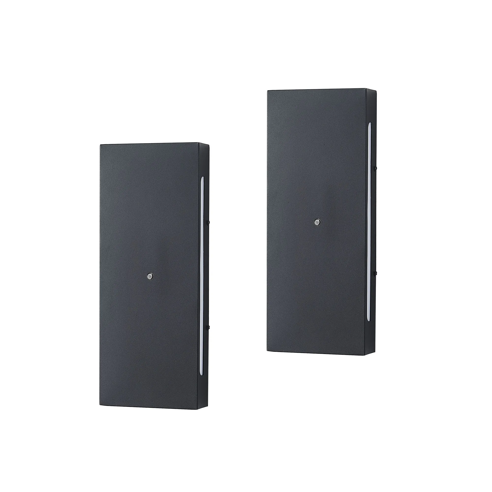 Black Outdoor Wall Light, 15.74 in · Dusk-to-Dawn (2-Pack), image 9 of 11