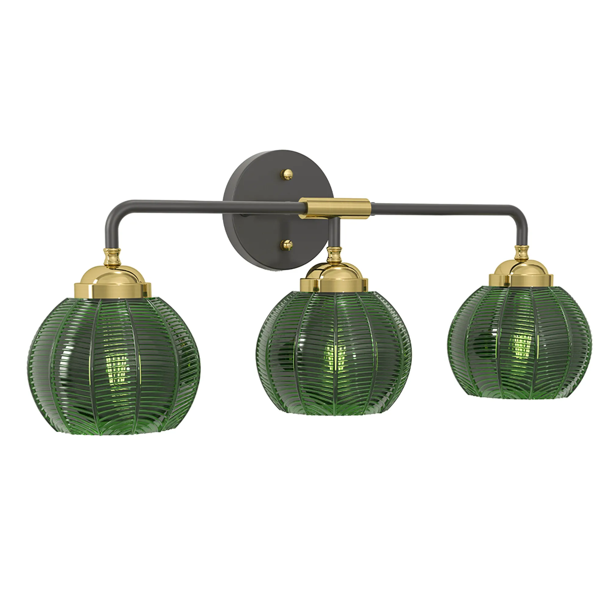 Modern 3-Light Glass Vanity Light, image 10 of 10