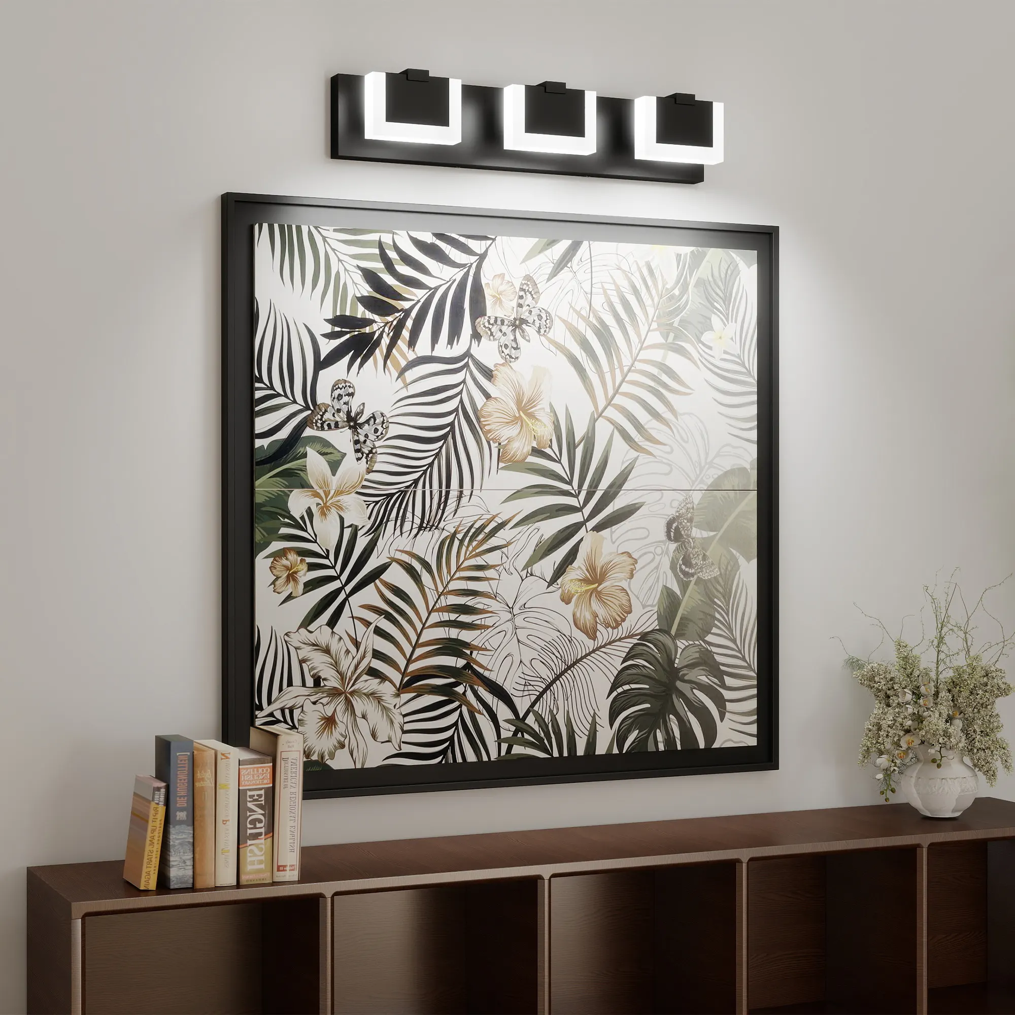 Modern 3-Light Acrylic Vanity Light