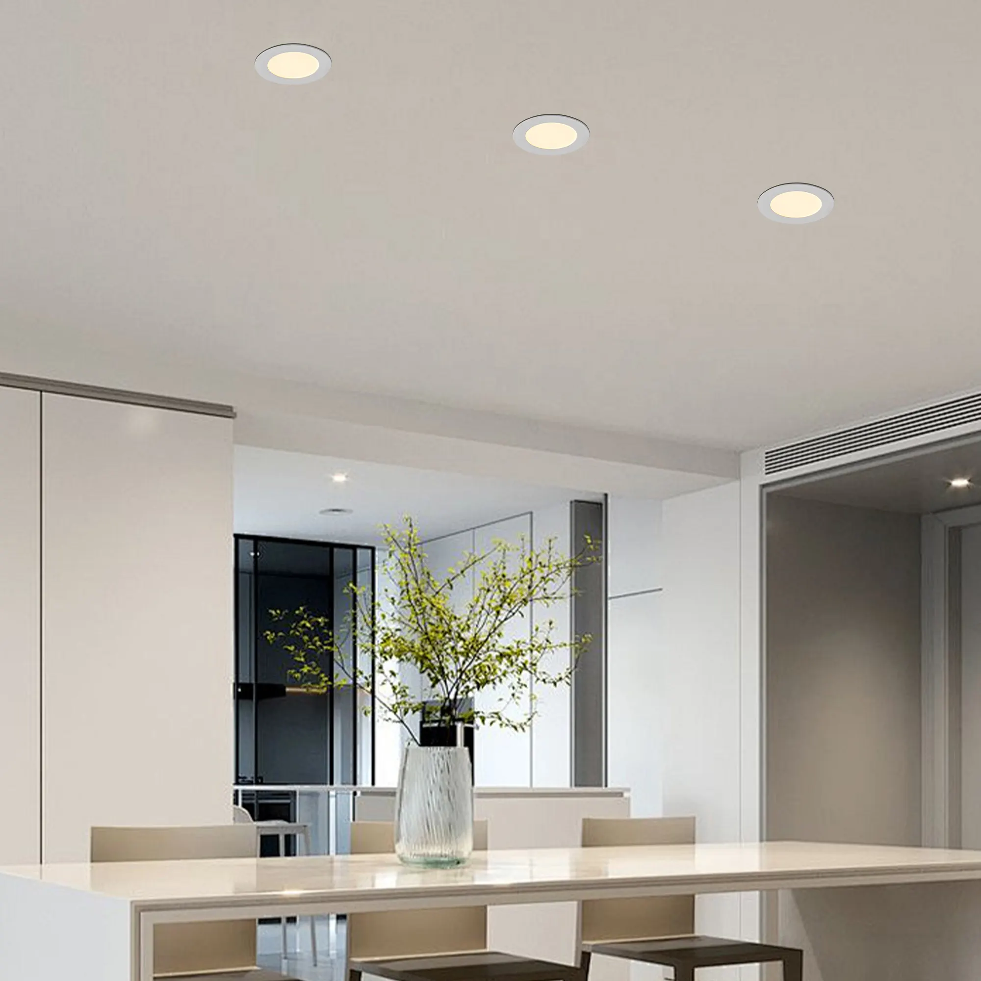 Flush Mount Ceiling Light (12-Pack), image 2 of 8