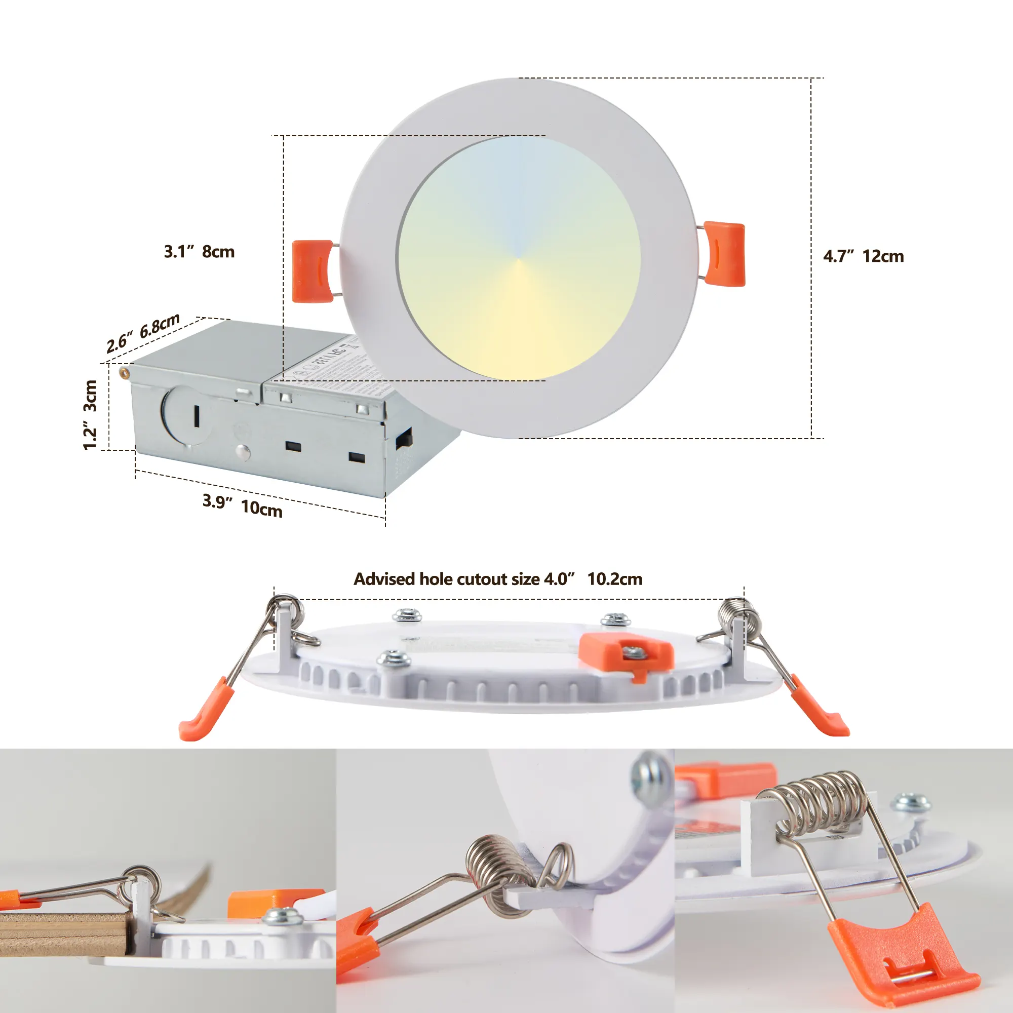Flush Mount Ceiling Light (12-Pack), image 5 of 8