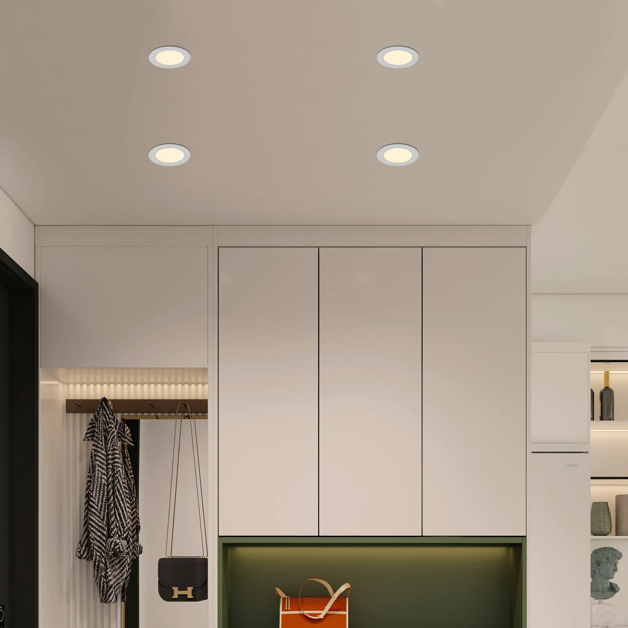 Flush Mount Ceiling Light (12-Pack)