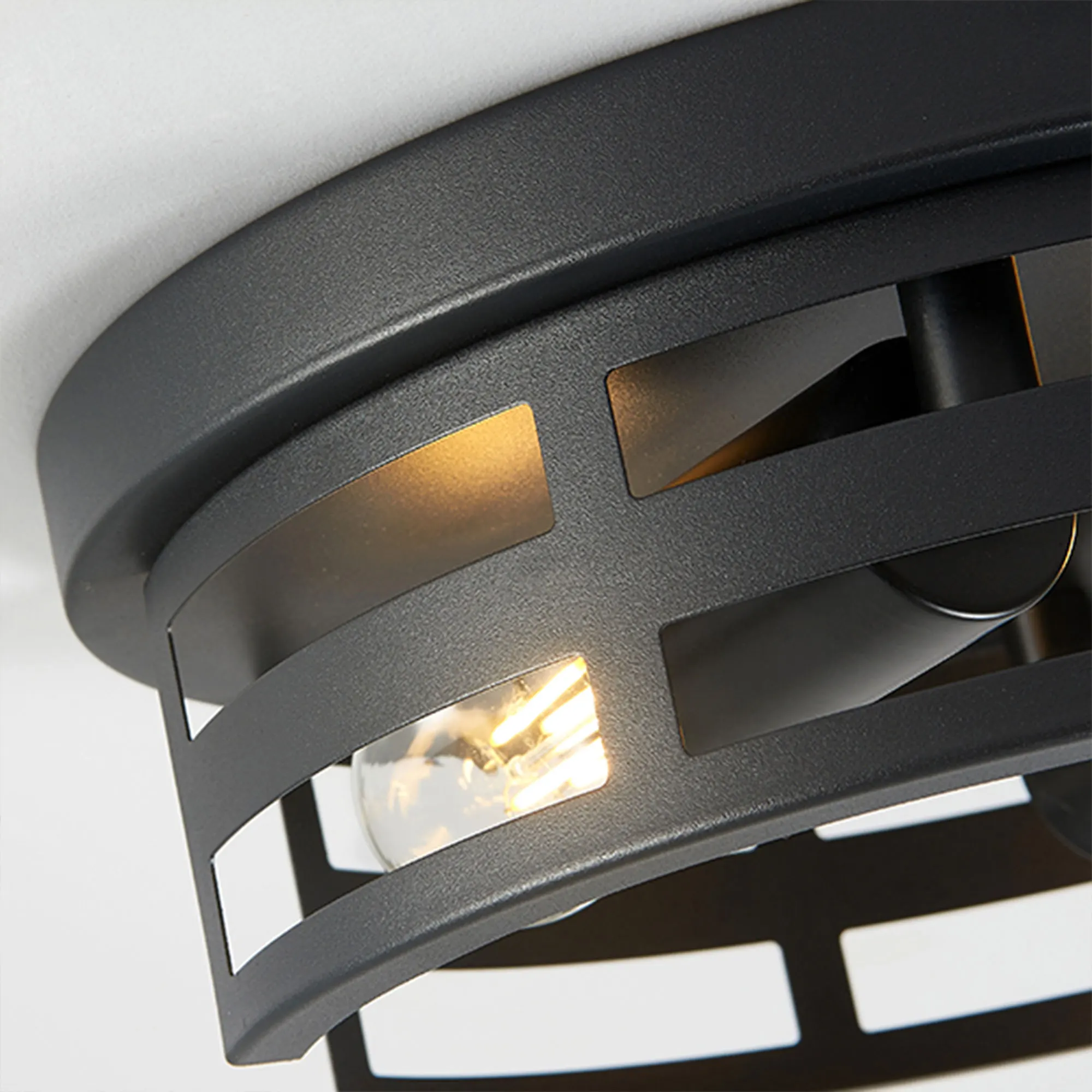 Farmhouse 2-Light Flush Mount Ceiling Light, 11 in (2-Pack), image 6 of 8